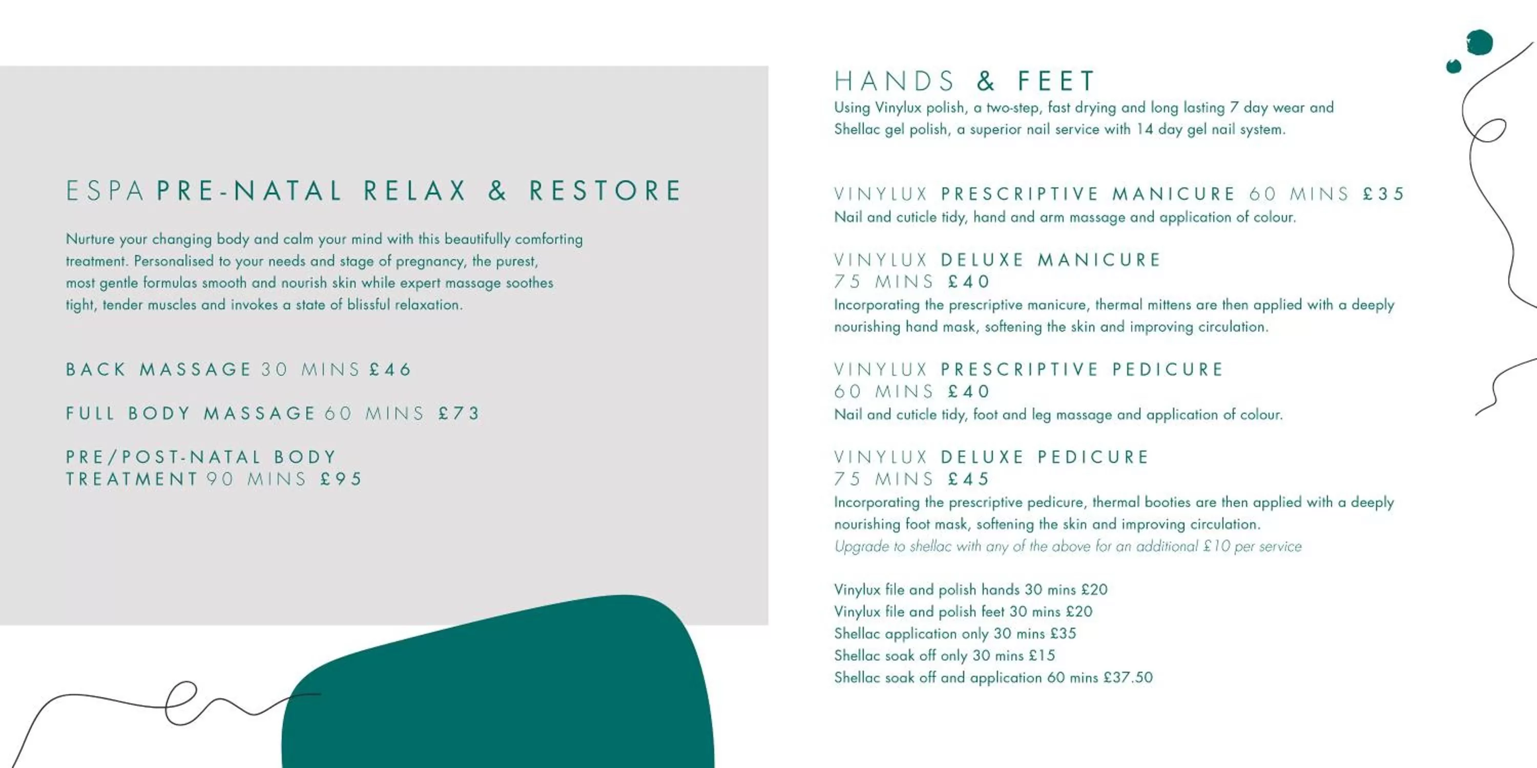 Spa and wellness centre/facilities in Malmaison Newcastle