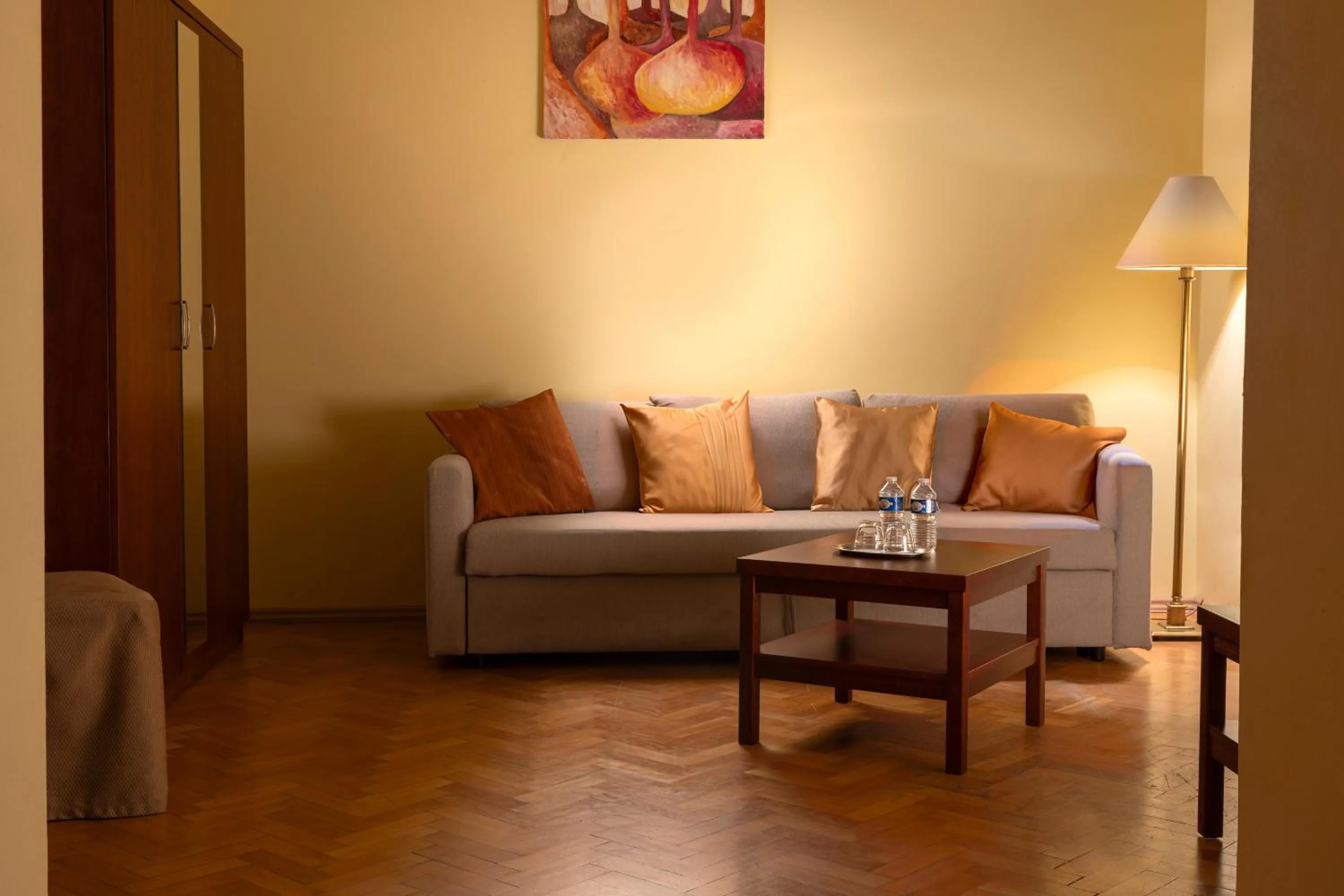 Seating area in Hotel William