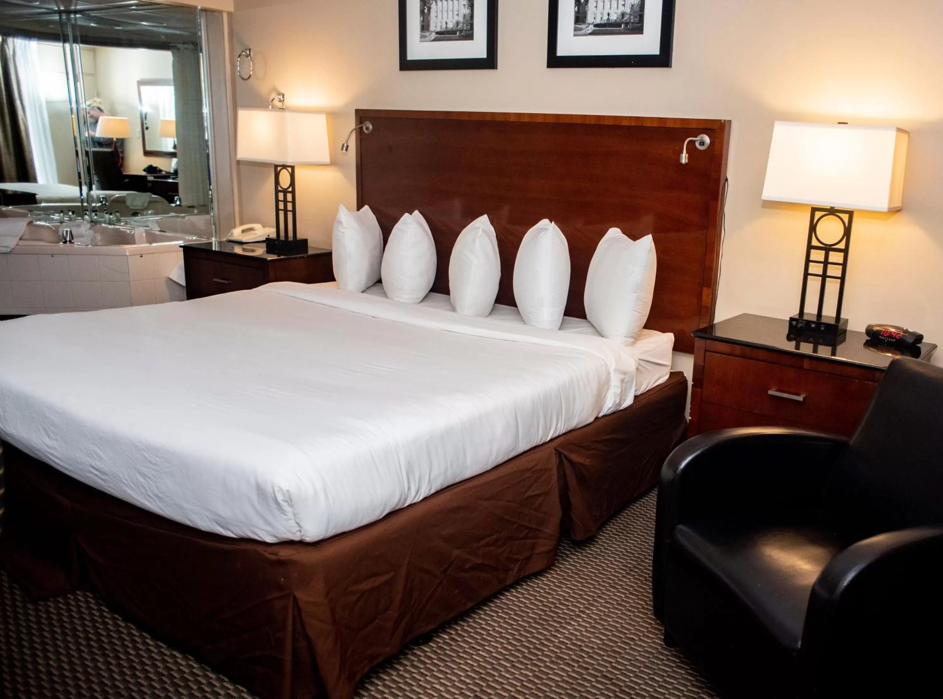 Bed in Altoona Grand Hotel