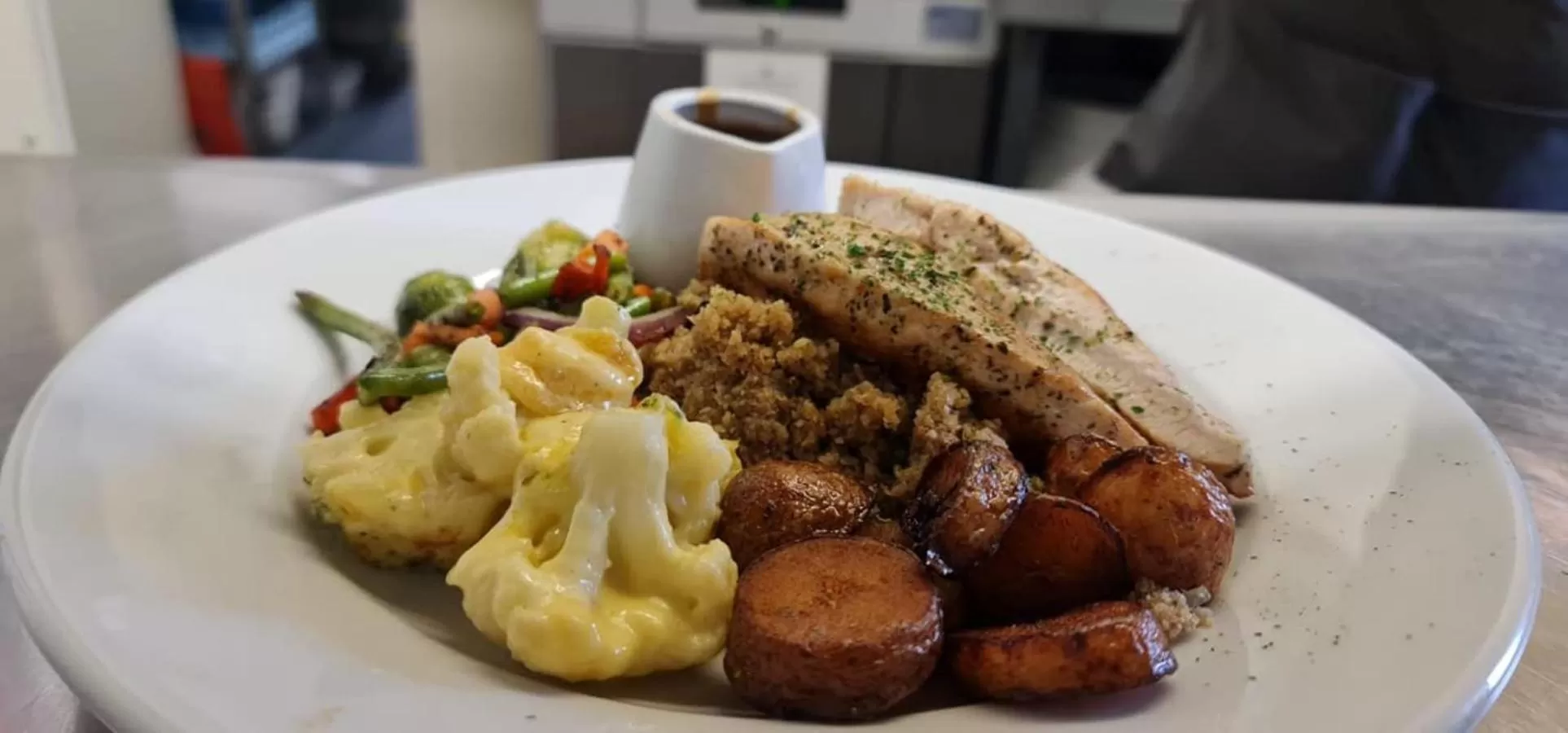 Food close-up in GOLF View Hotel & Macintosh Restaurant