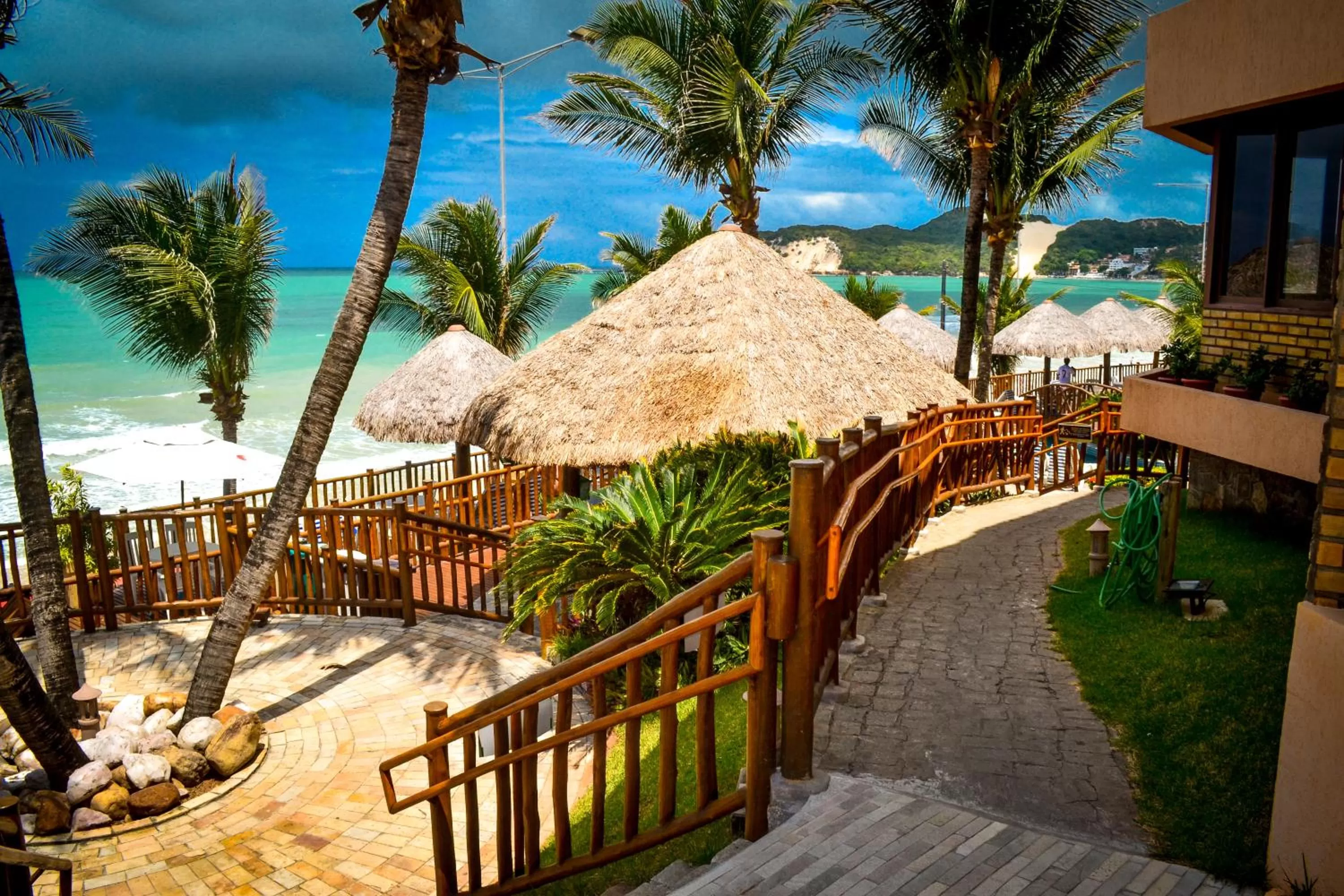 Swimming pool in Visual Praia Hotel