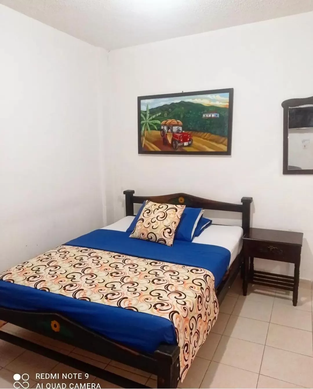 Bed in Hotel Plaza Calarcá