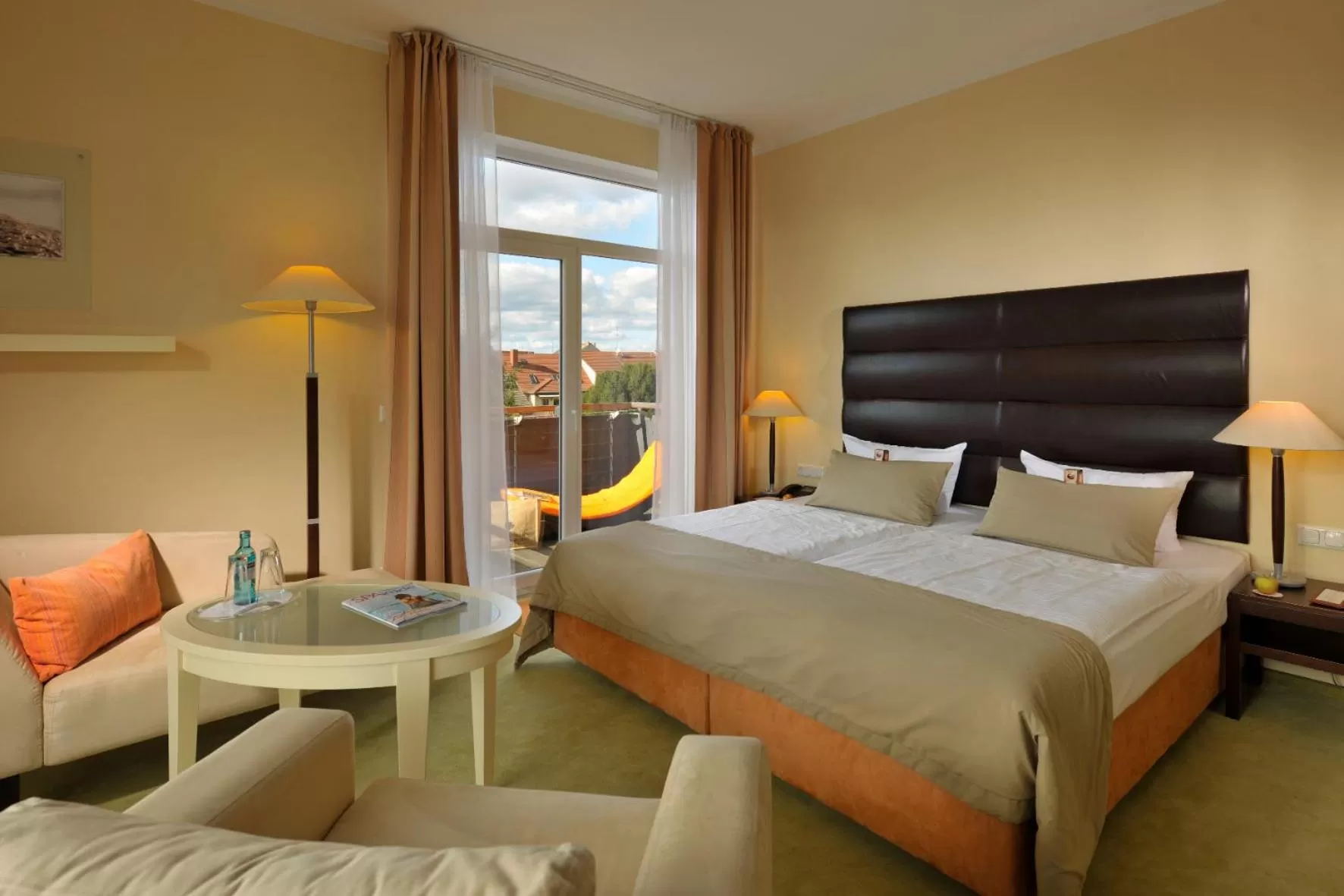 Bed in Resort Mark Brandenburg & Fontane Therme