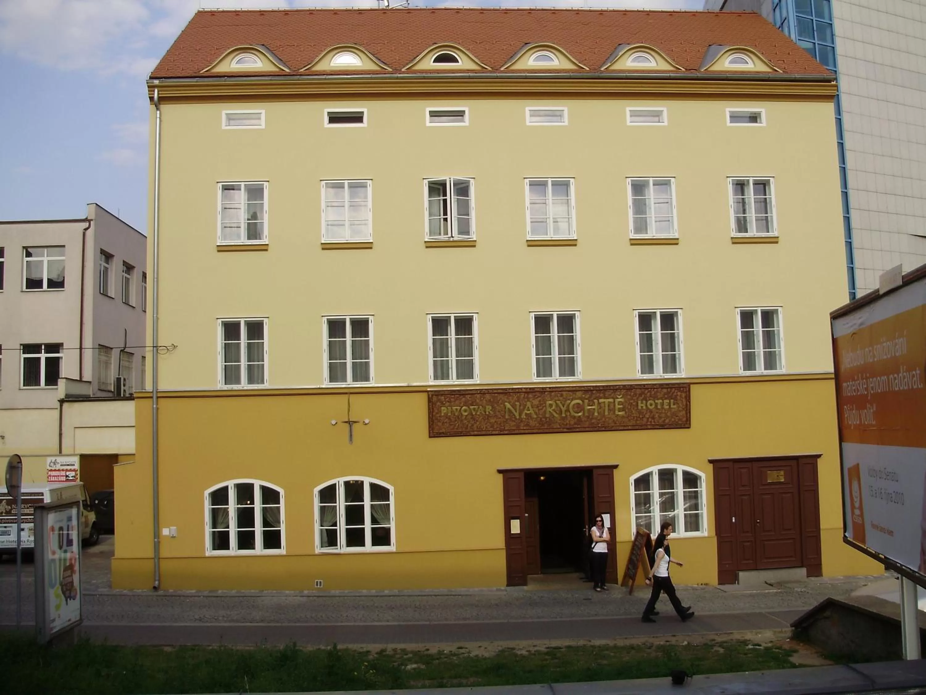 Property building in Pivovar Hotel Na Rychtě