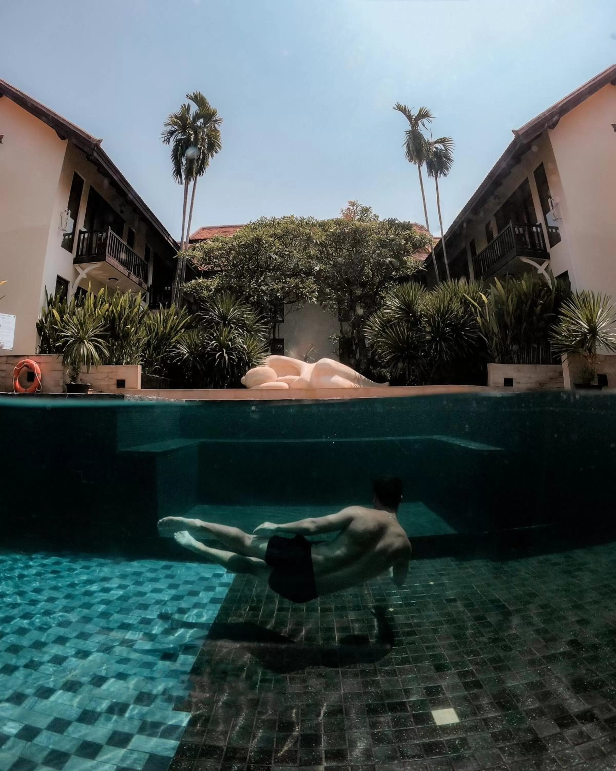 Property building in Anantara Angkor Resort