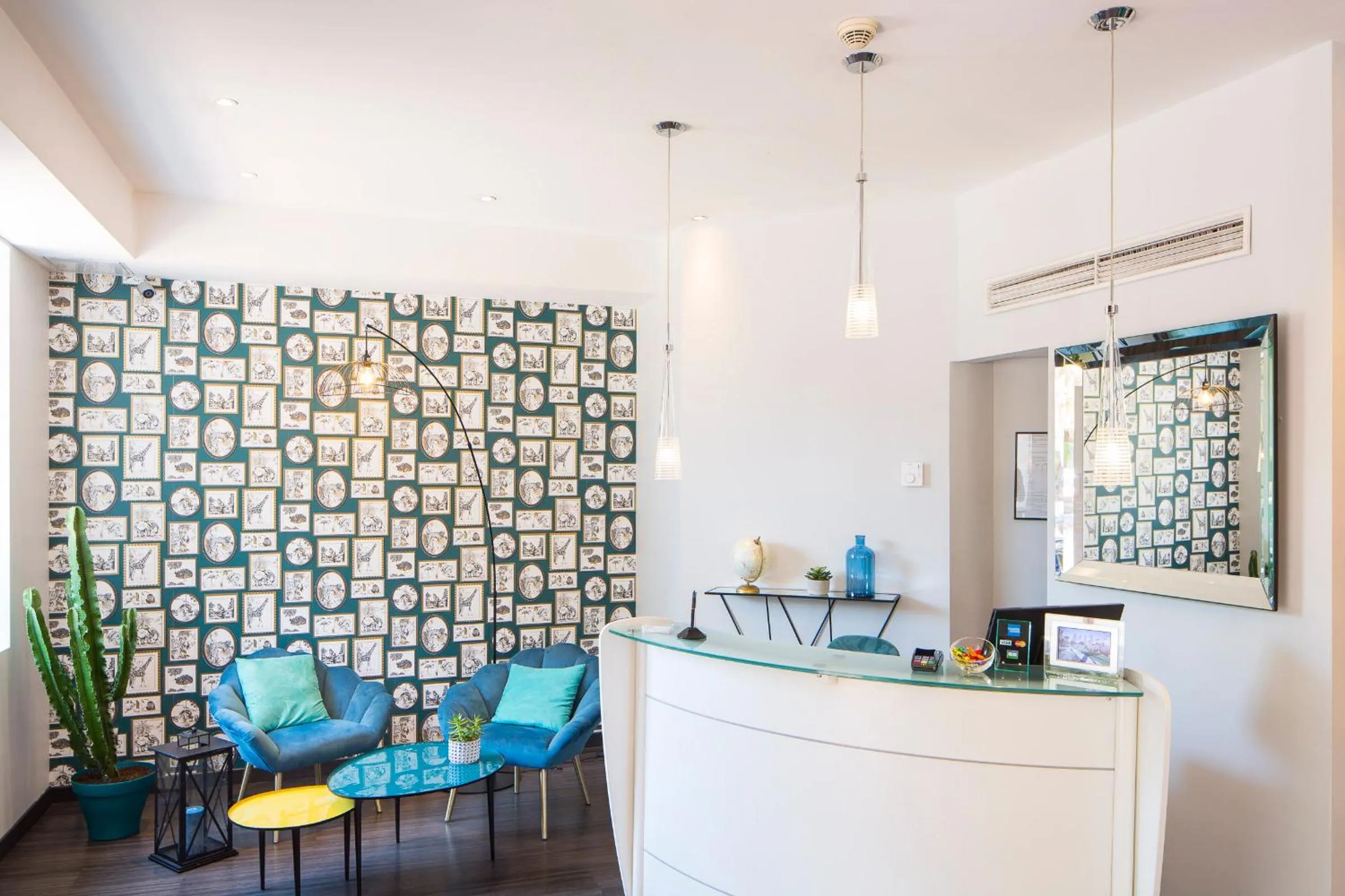 Lobby or reception in Hôtel Relais Acropolis