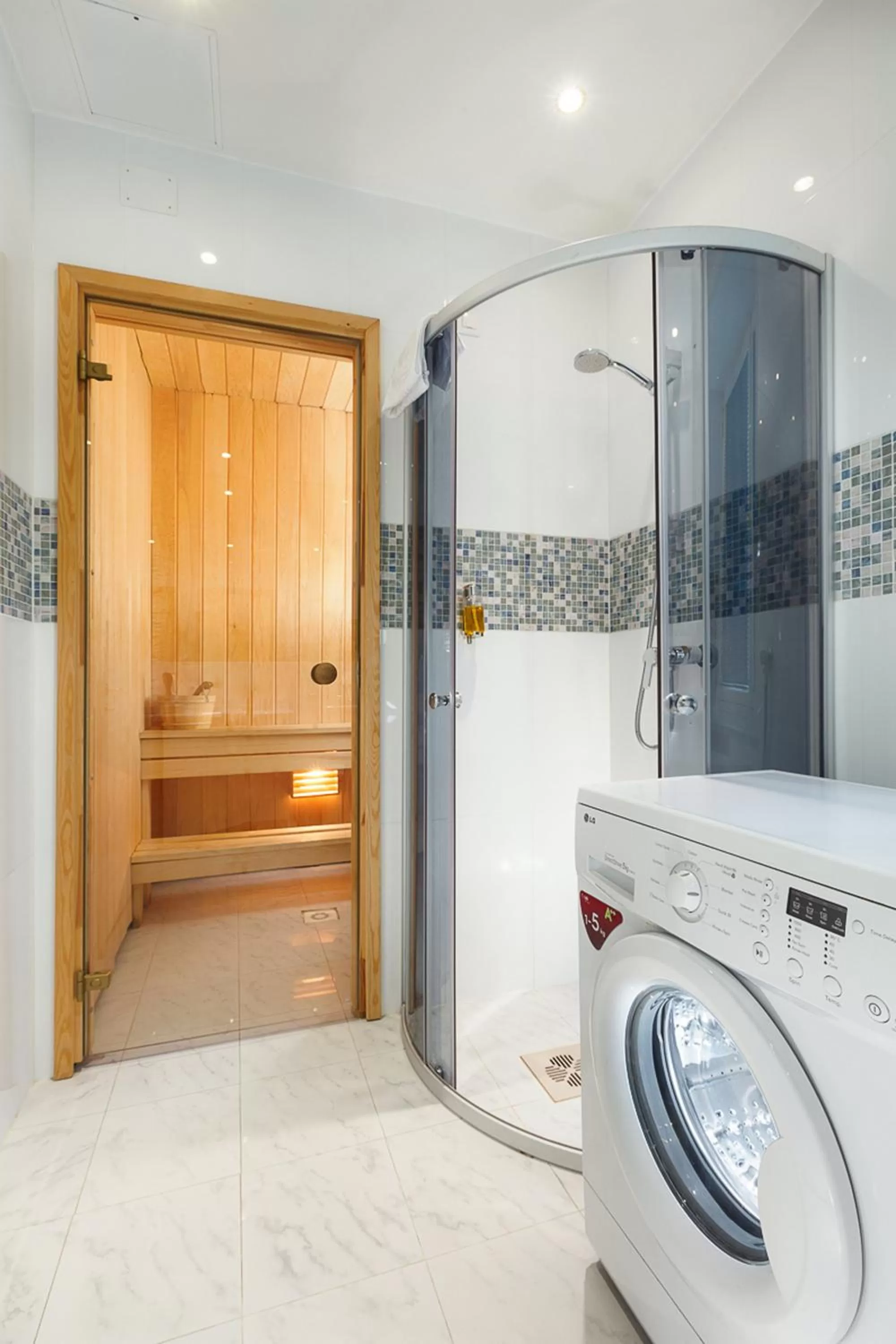 Sauna in Yoga Residence Apartments