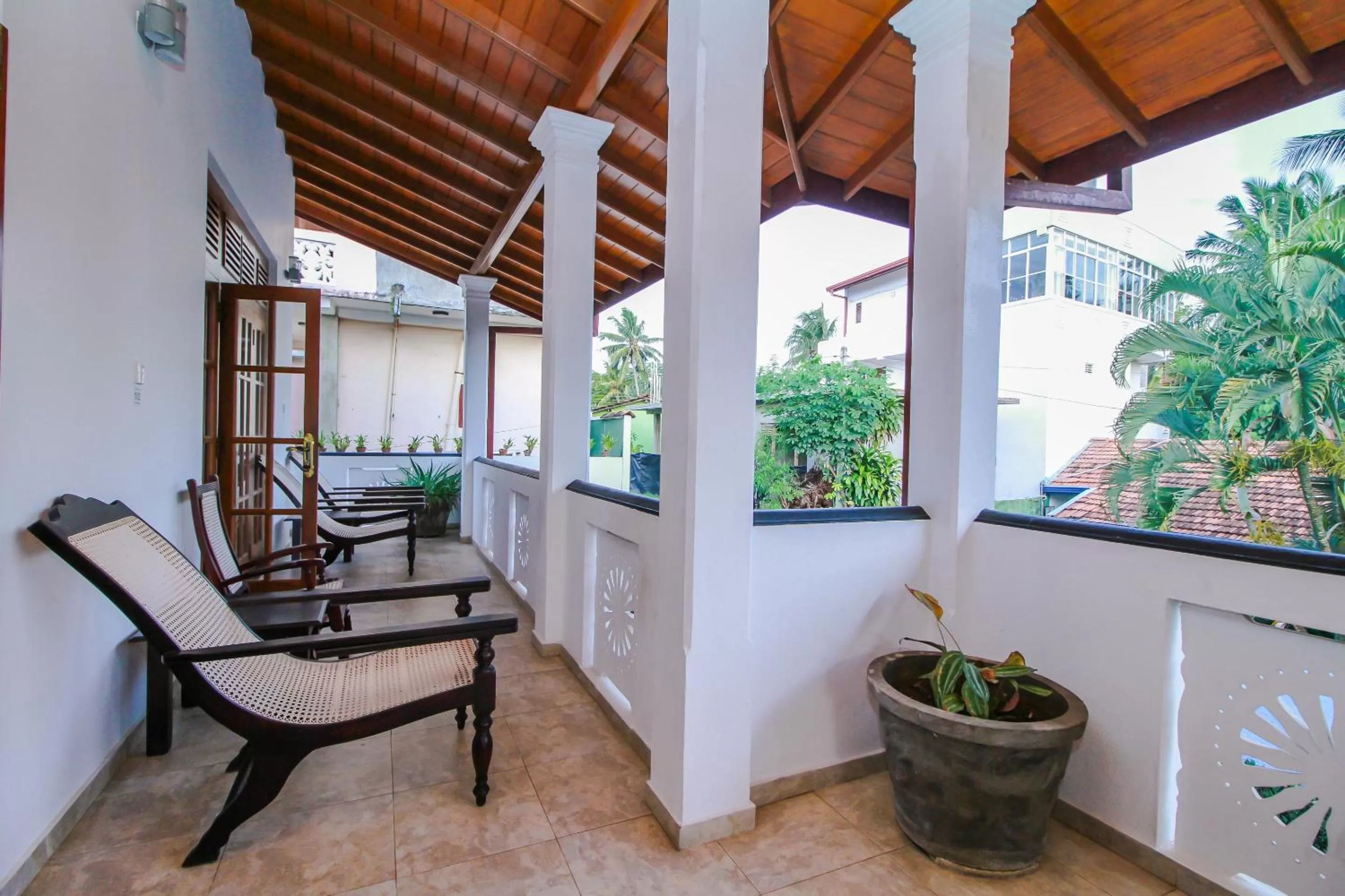 Patio in Chami Villa Bentota