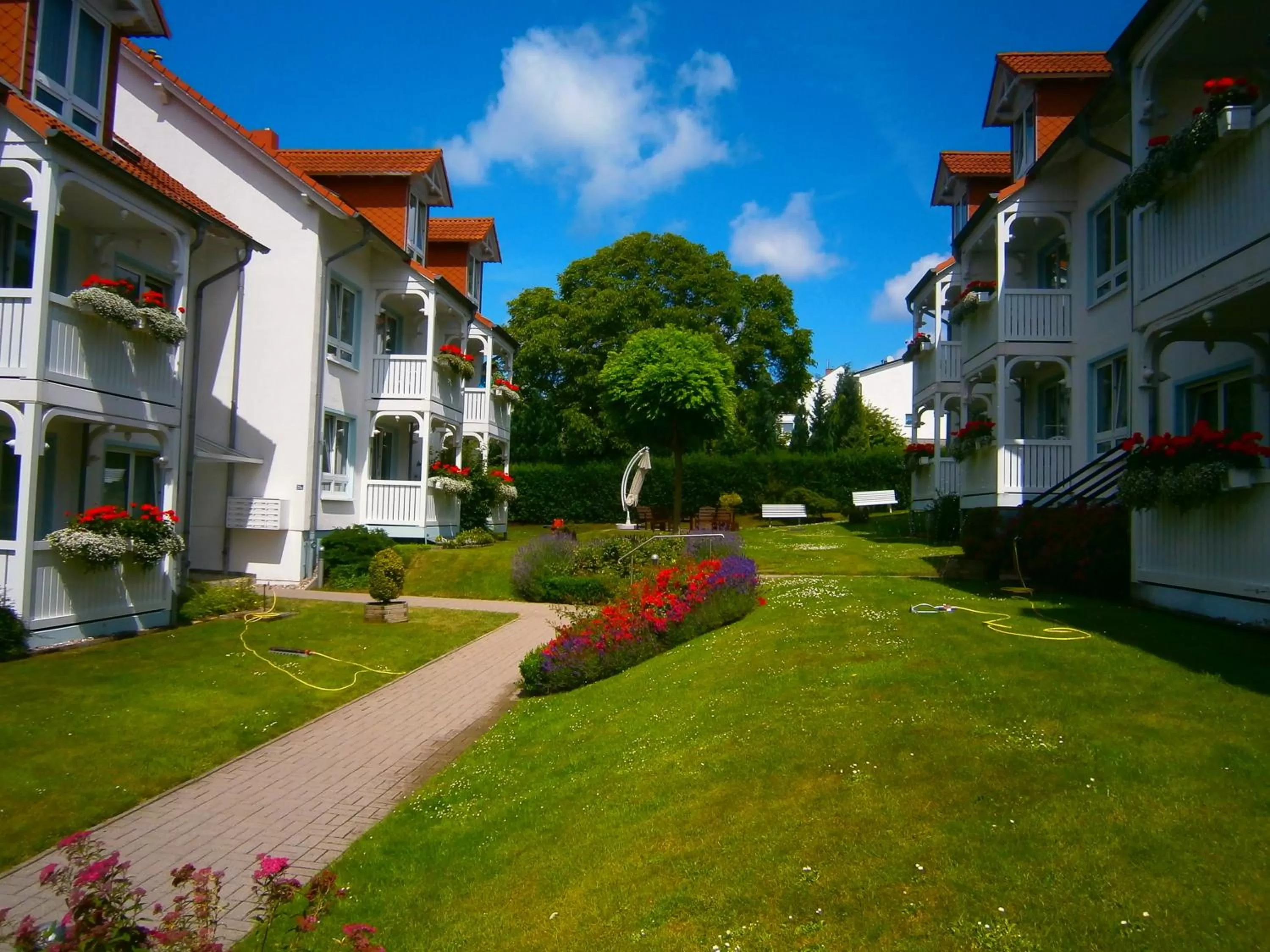 Facade/entrance in Appartementhaus Binzer Sterne