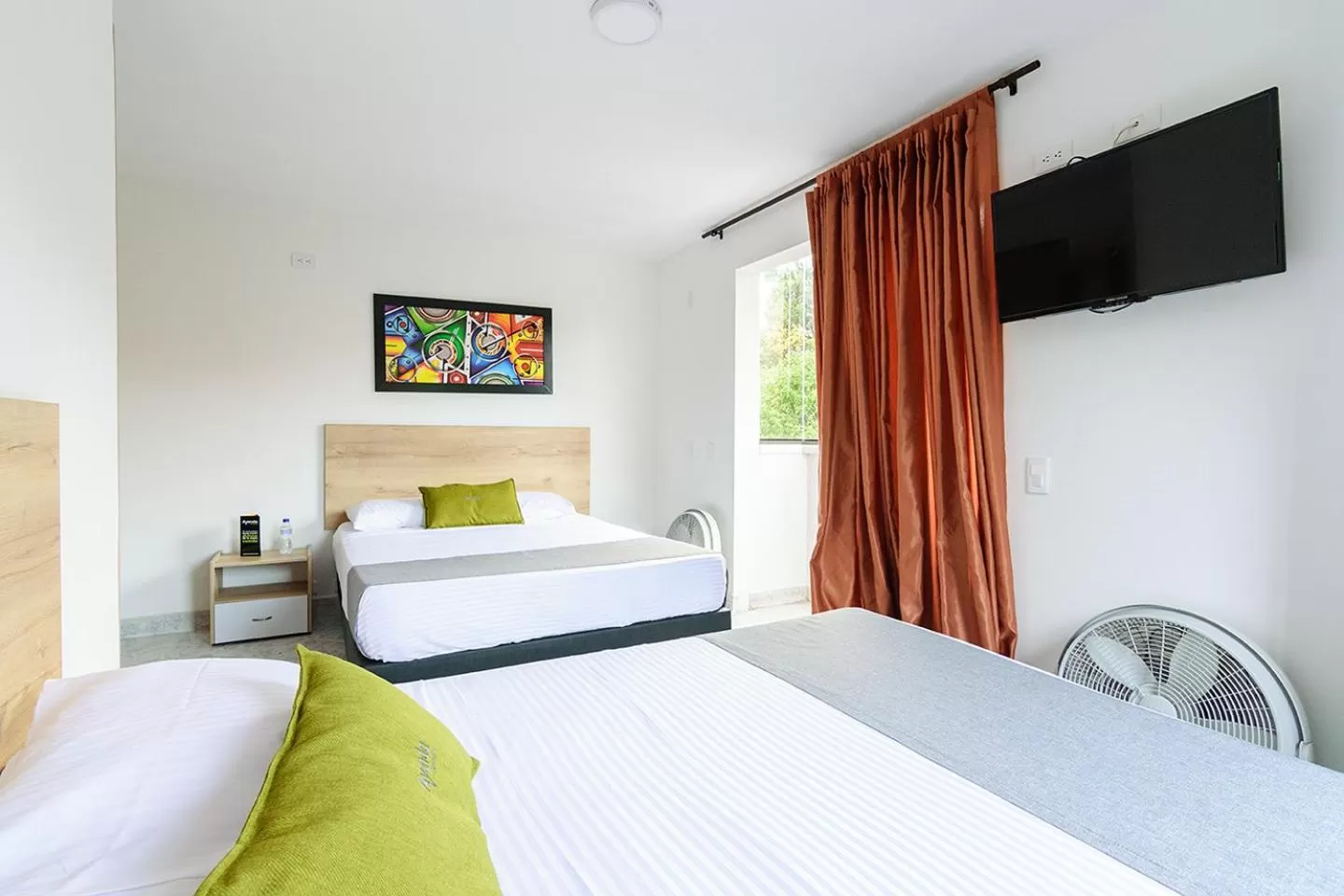 Bed in Hotel Balcones del Estadio