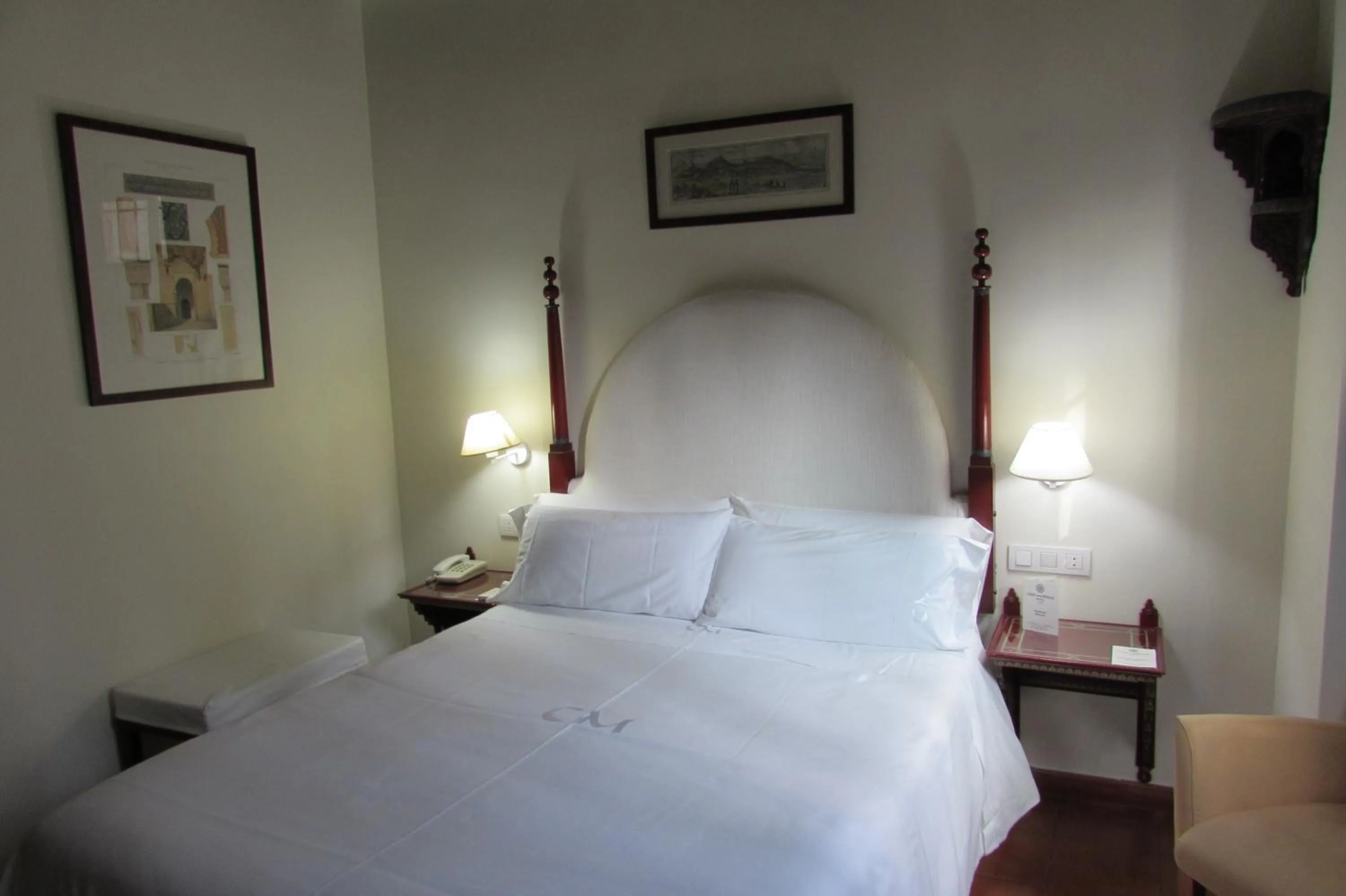 Bed in Hotel Casa Morisca