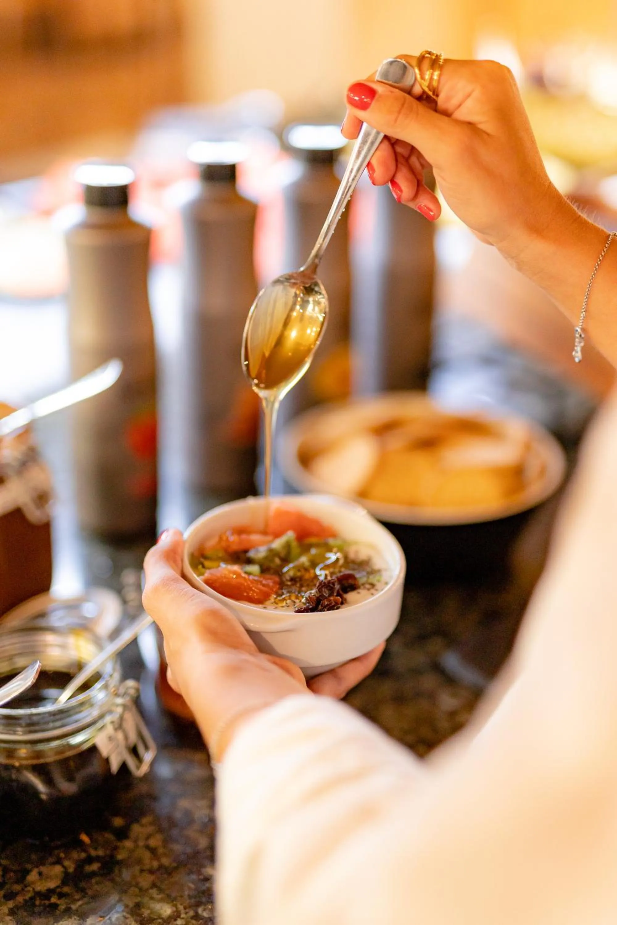 Food and drinks in tent Capi Playa