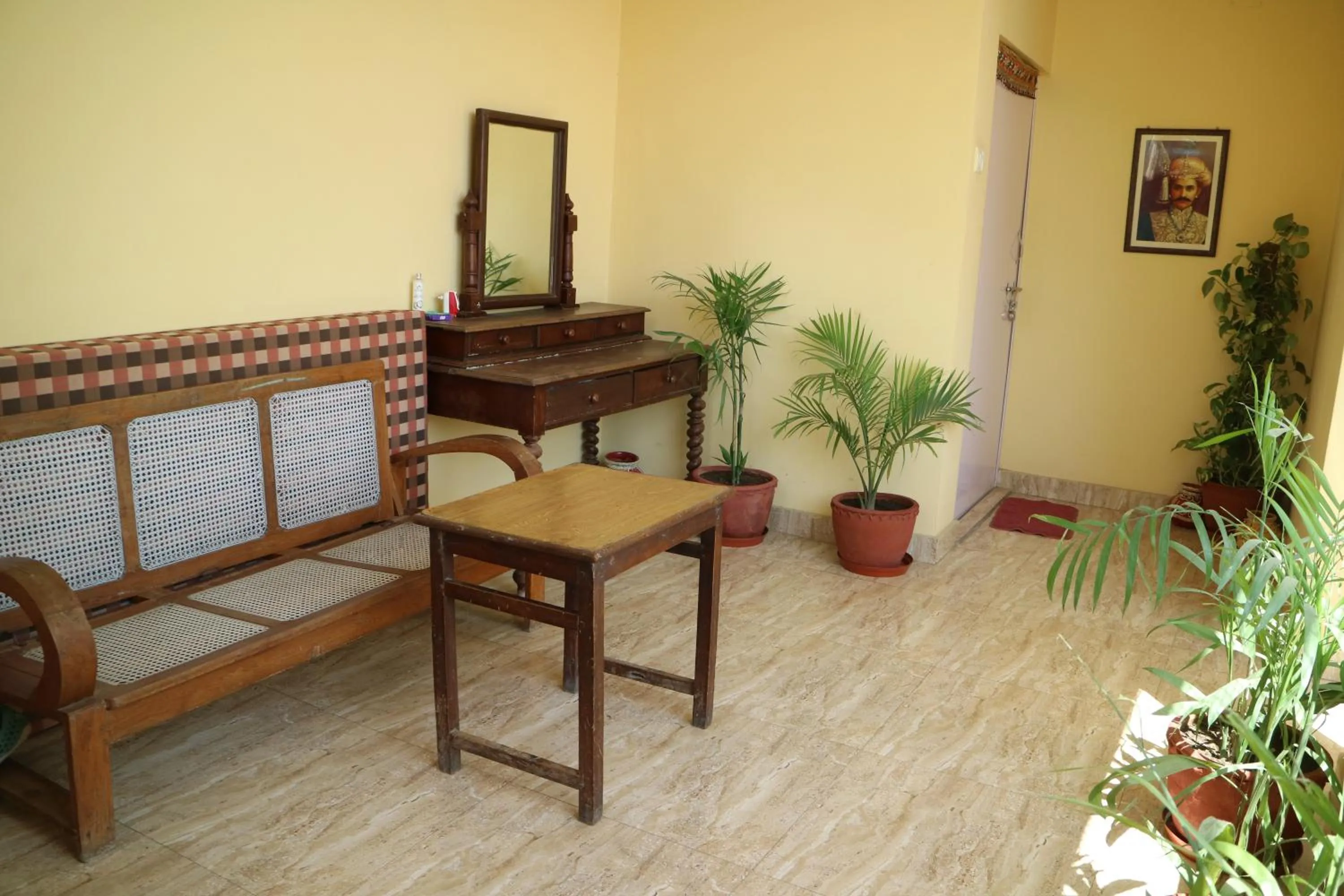 Seating area in Tara Guest House