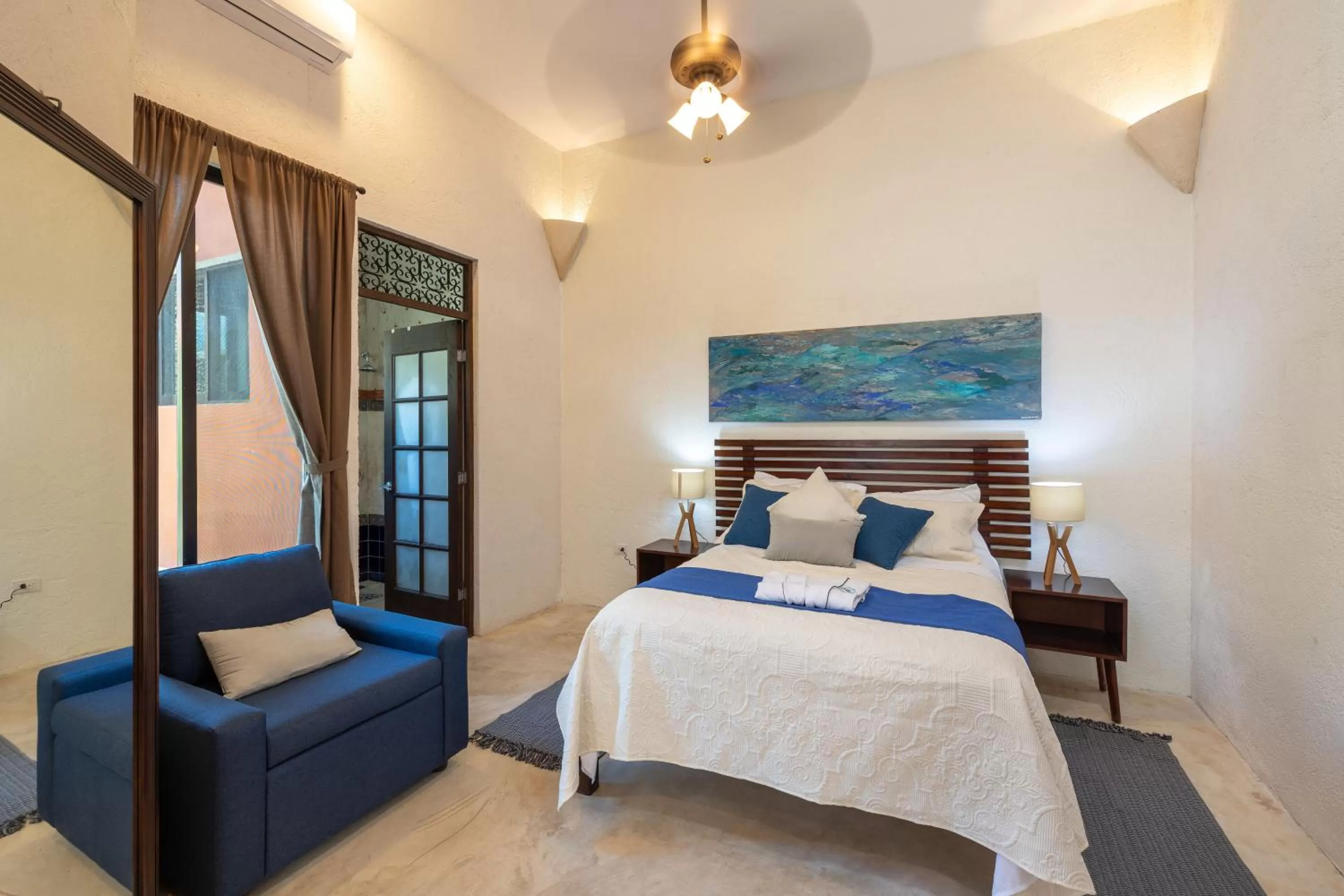 Bed in Casa Dos Lirios Hotel Boutique