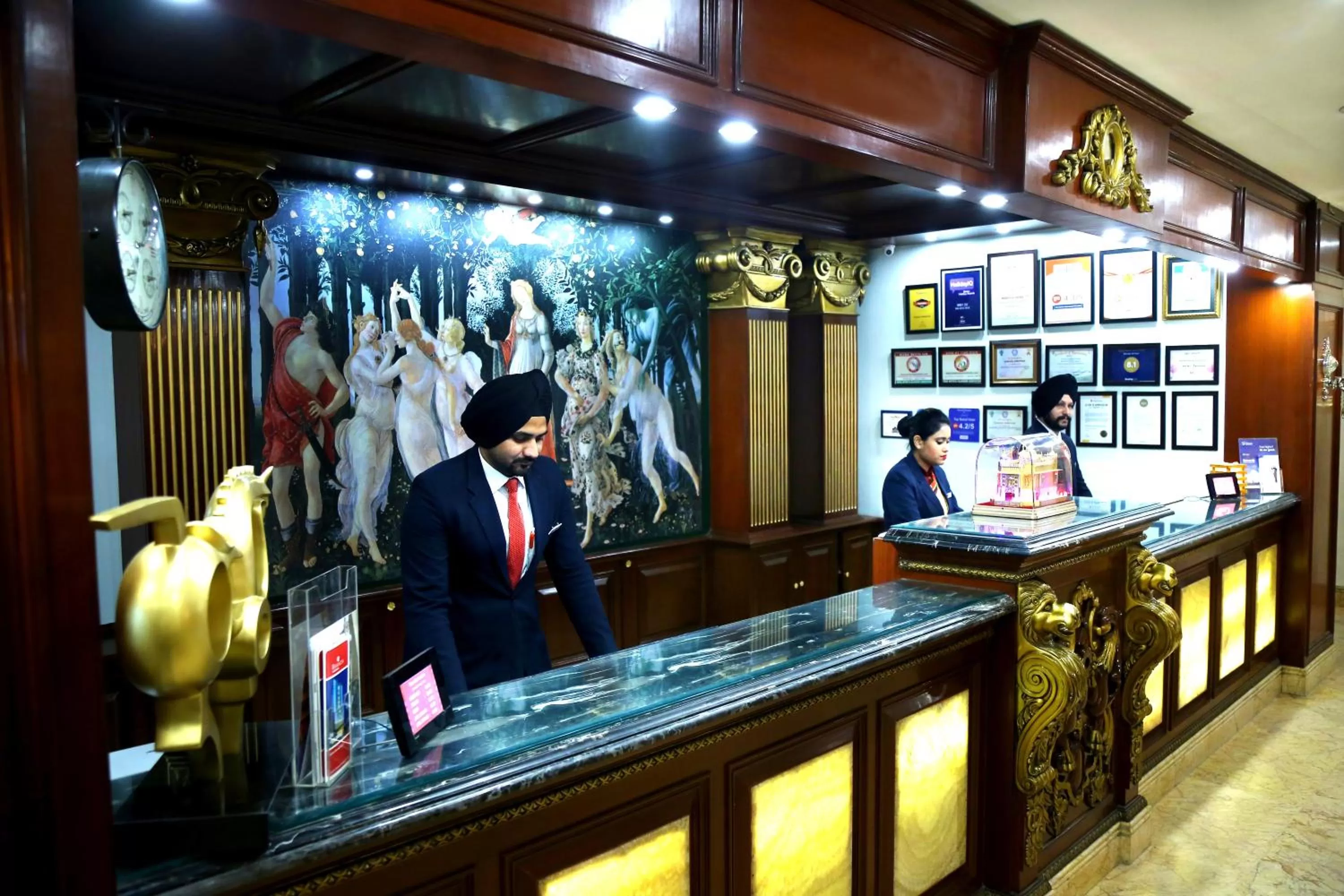 Lobby or reception in Ramada By Wyndham Amritsar
