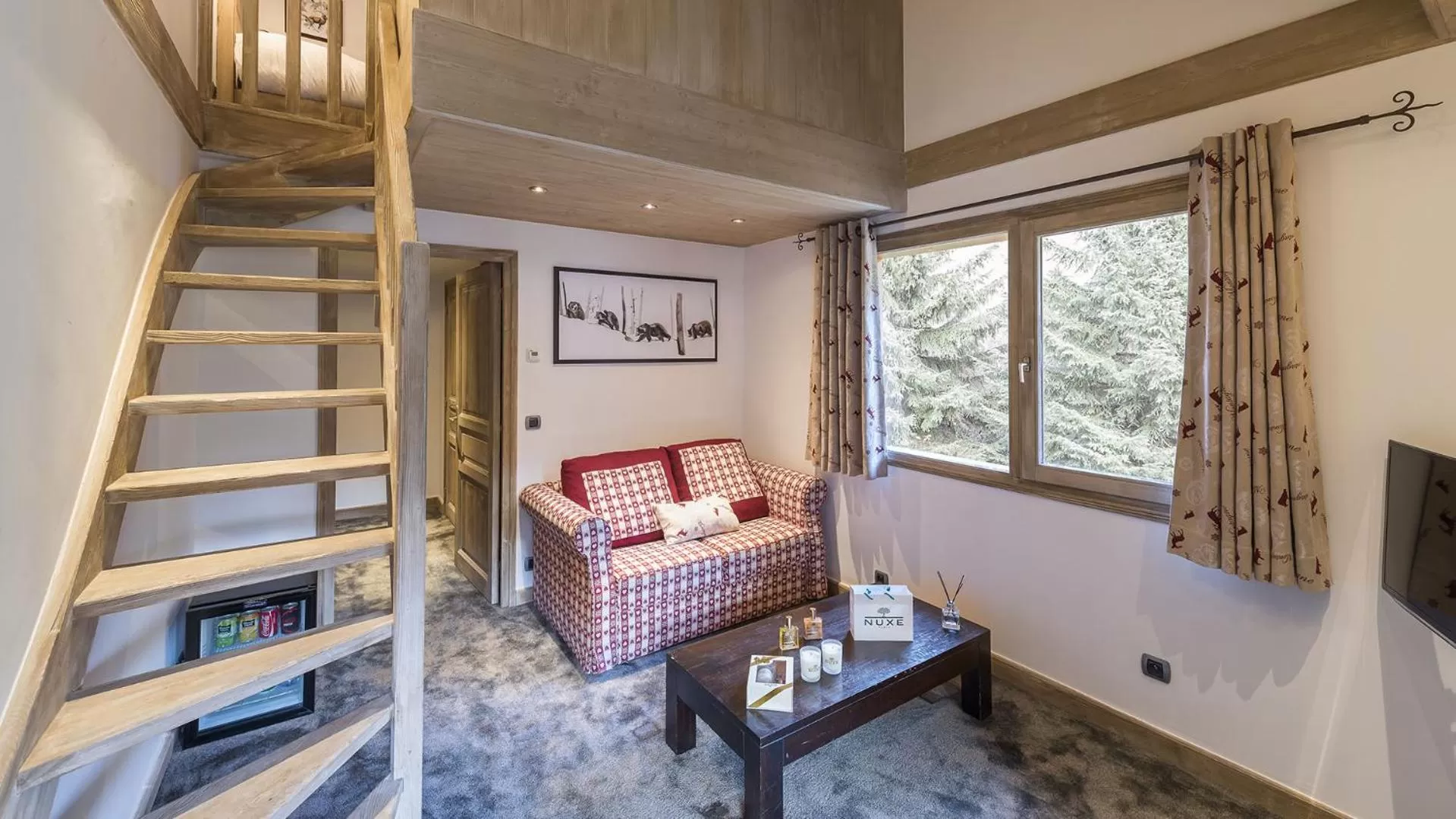 Seating area in Hotel La Chaudanne