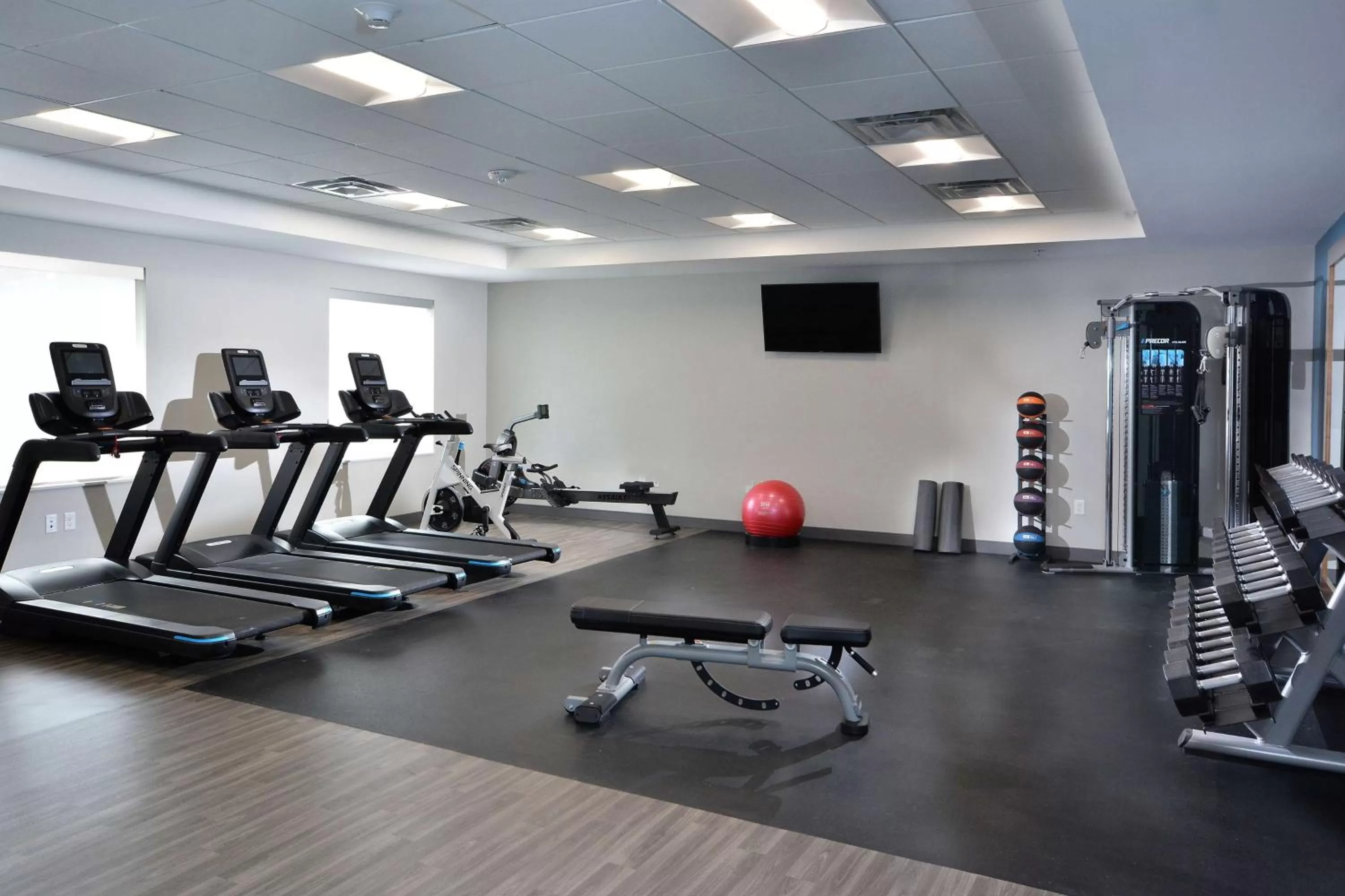 Fitness centre/facilities in Hampton Inn & Suites Charlotte North I 485