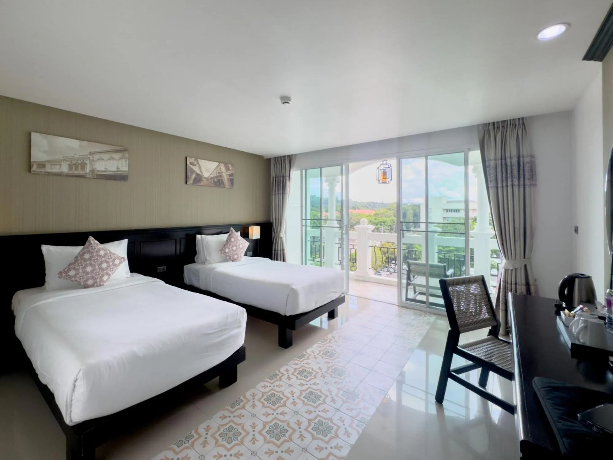 Bed in Grand Supicha City Hotel