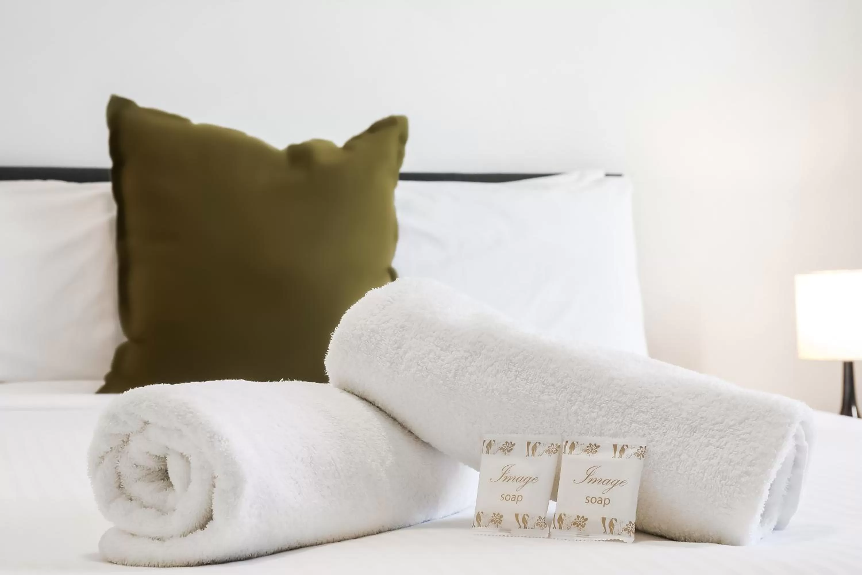 Bed in Grand View Hotel