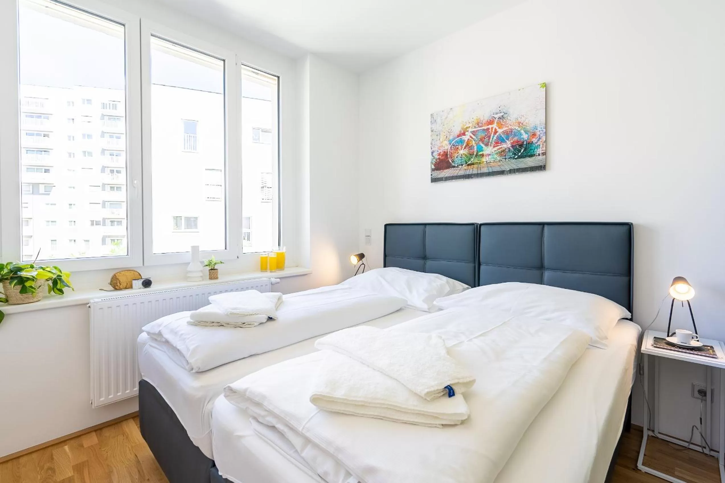 Bed in FeelGood Apartments SmartLiving | contactless check-in