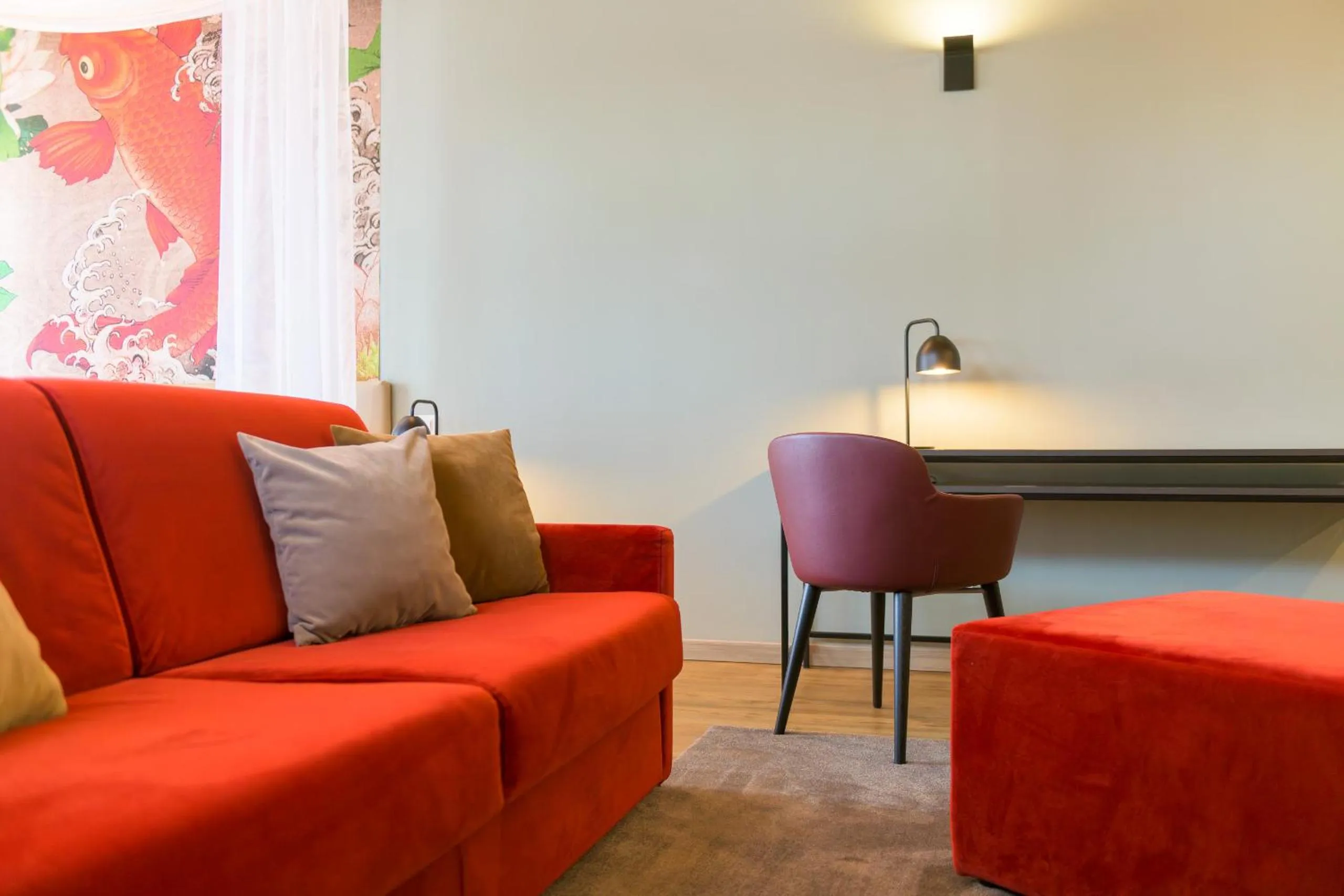 Living room in Regina del Garda Suite