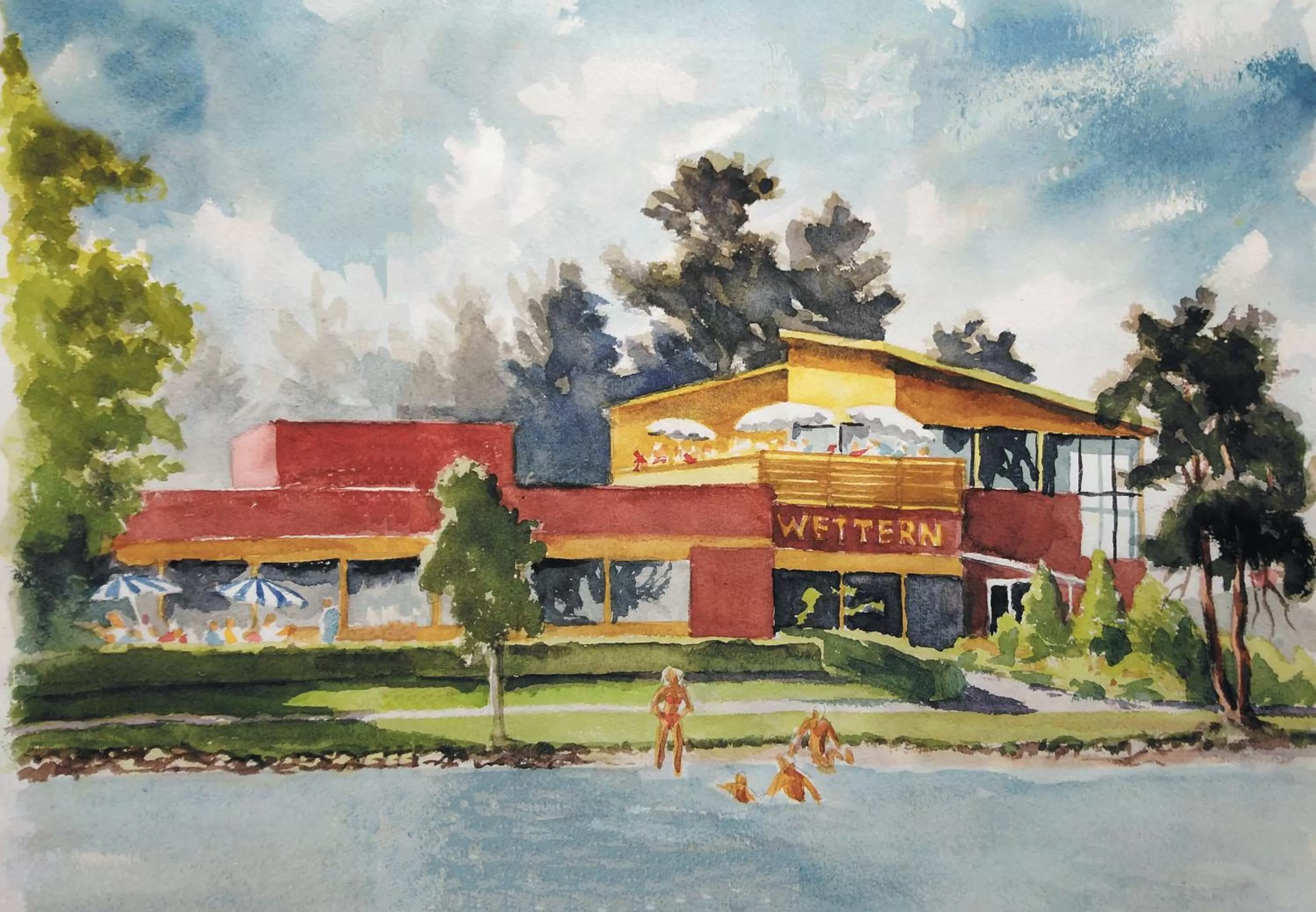 Property building in Hotell Wettern