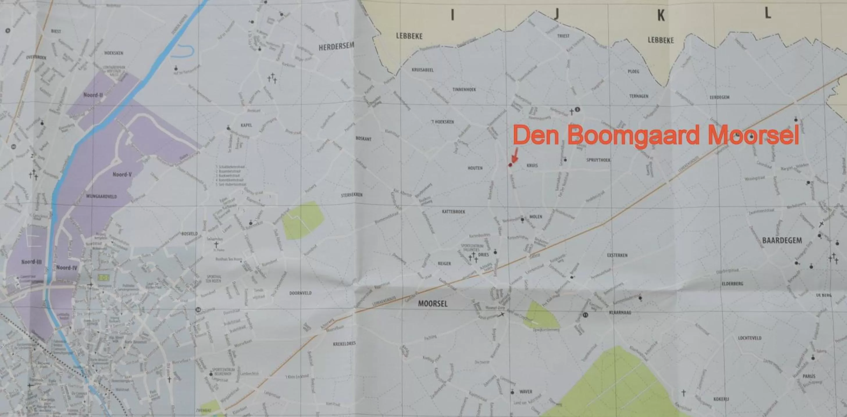 Neighbourhood in B&B Den Boomgaard Moorsel