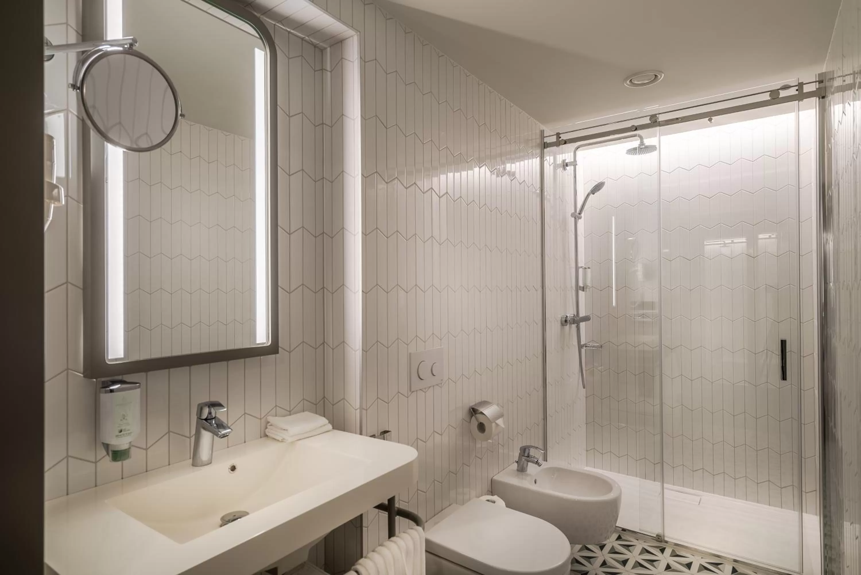 Bathroom in Hotel Vilnia