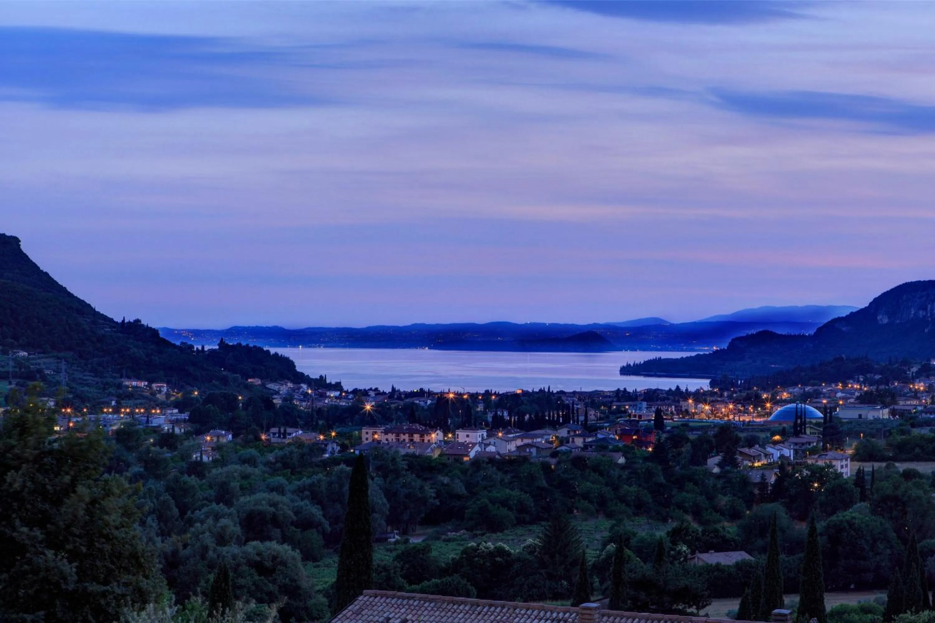 Lake view in Poiano Garda Resort Hotel
