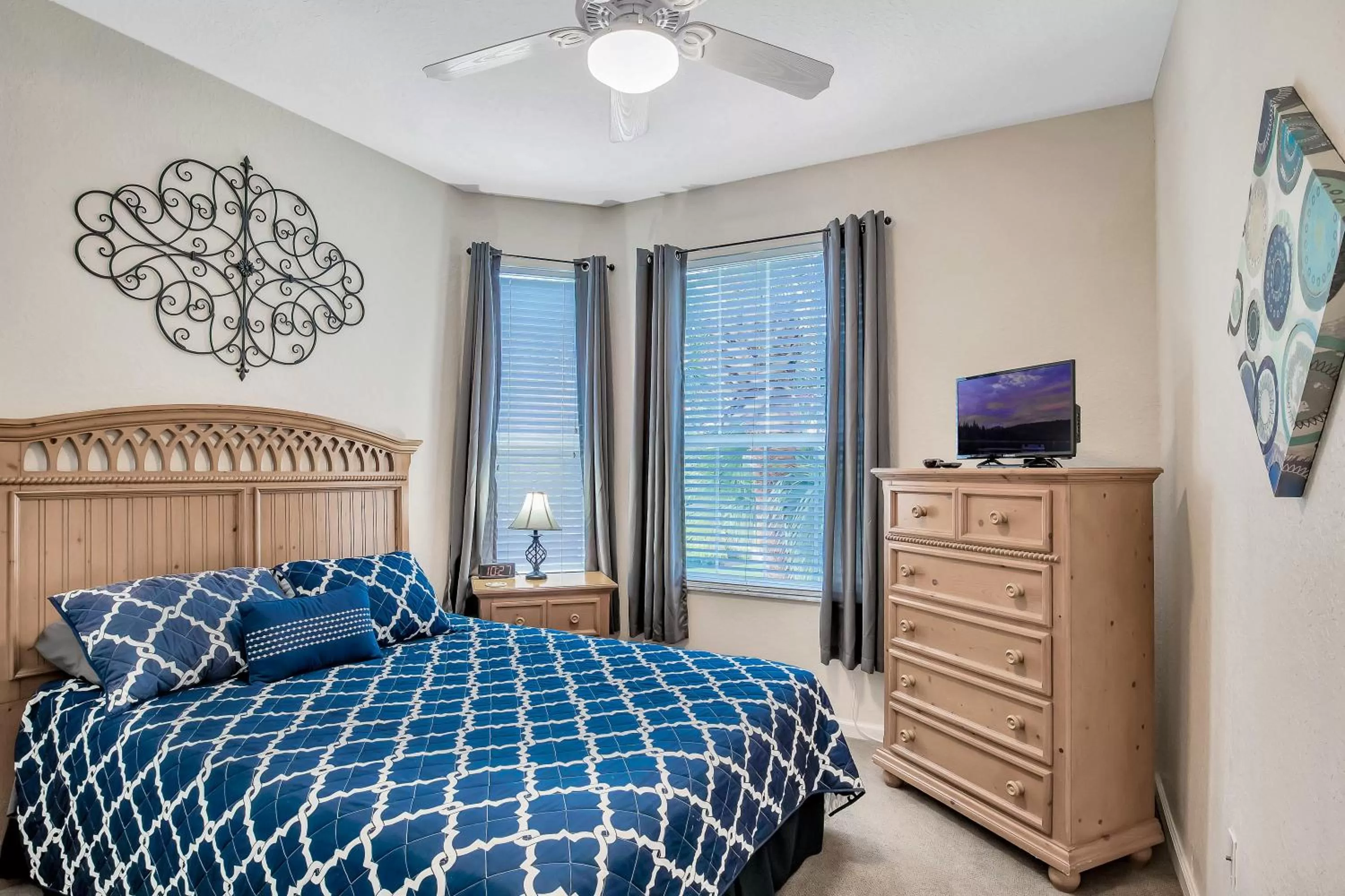 Bedroom, Bed in Magical Adventure Condo w Waterpark near Disney No Resort Fees