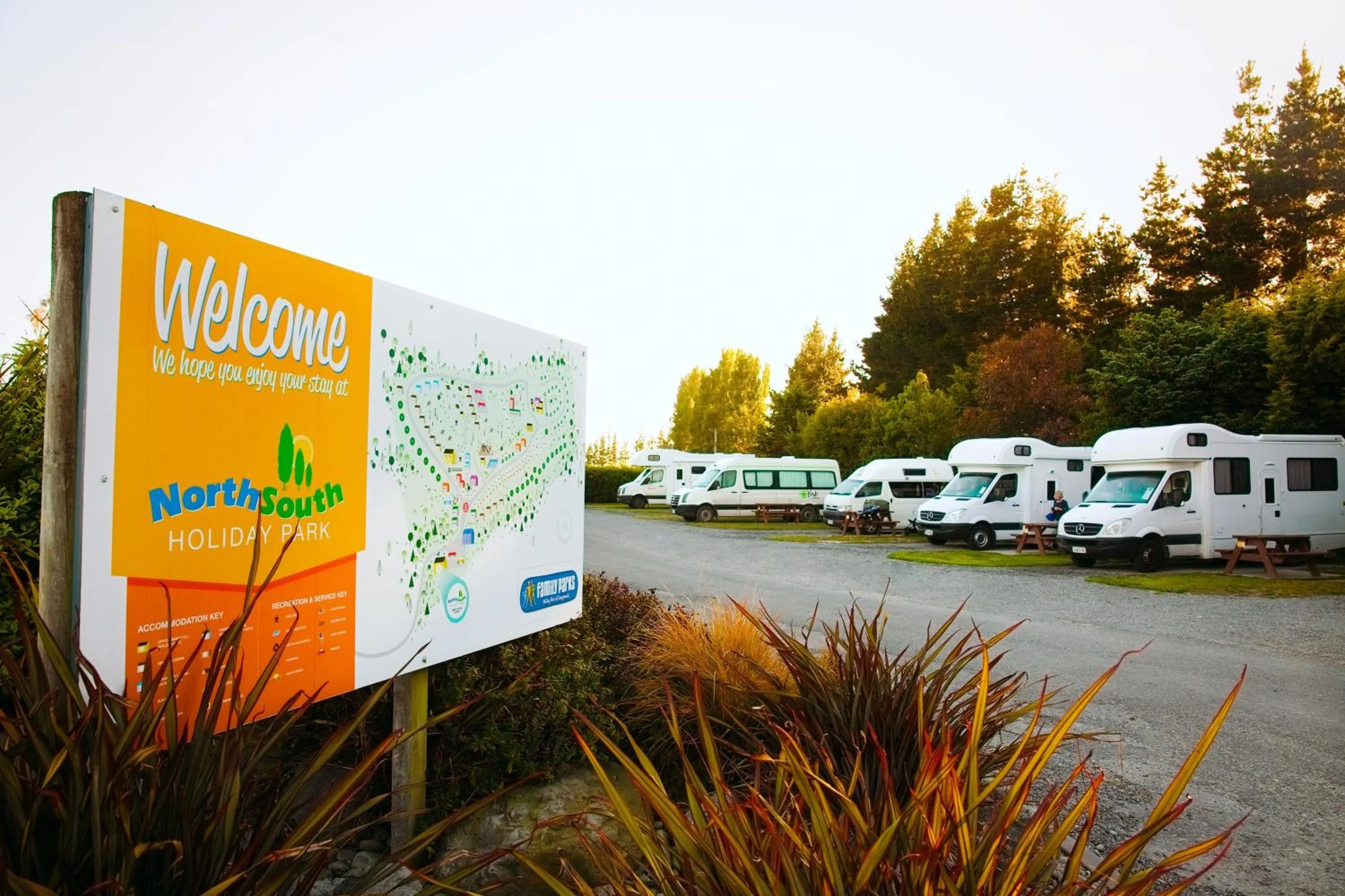 Property logo or sign in North South Holiday Park