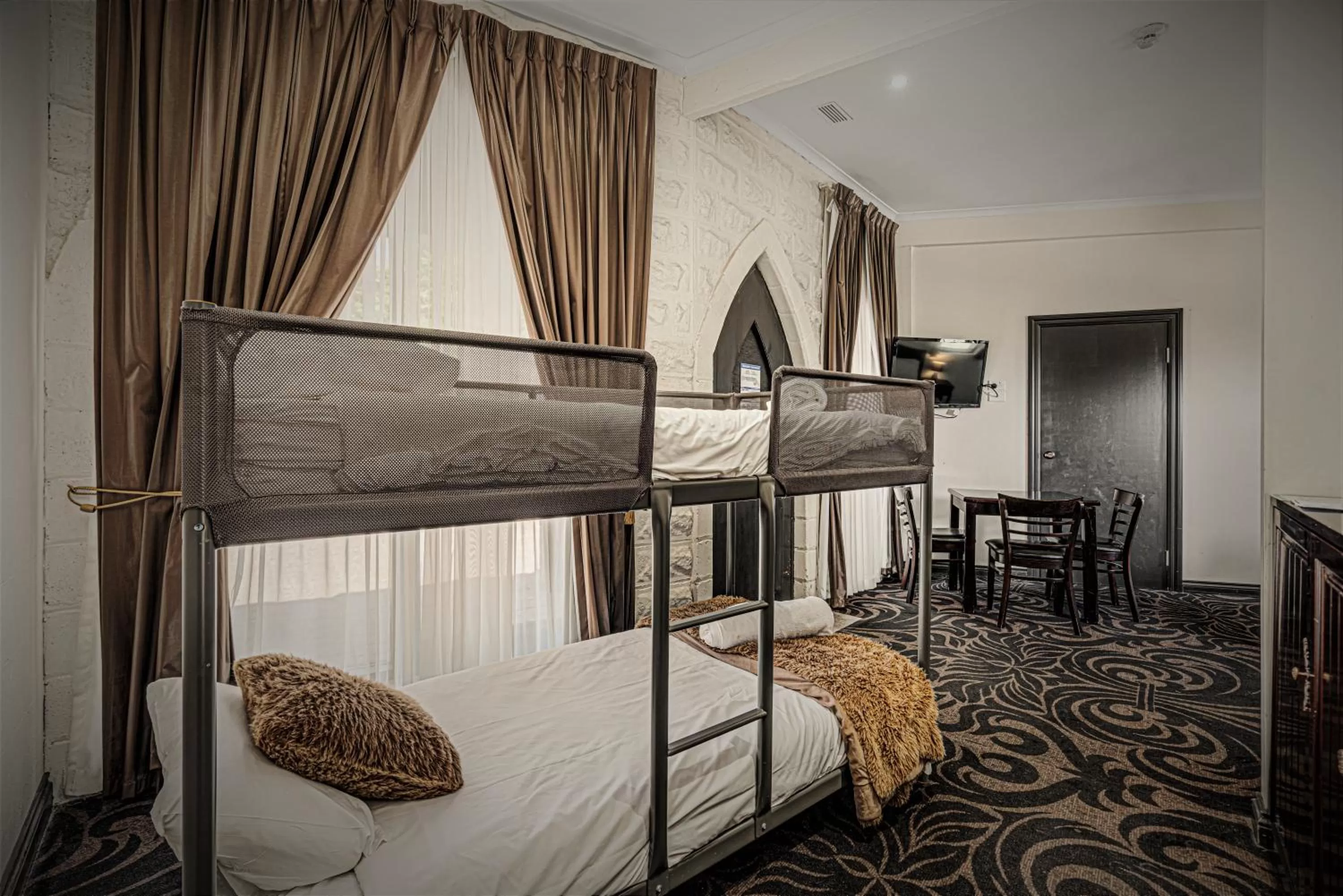 bunk bed, Bed in Kryal Castle Ballarat