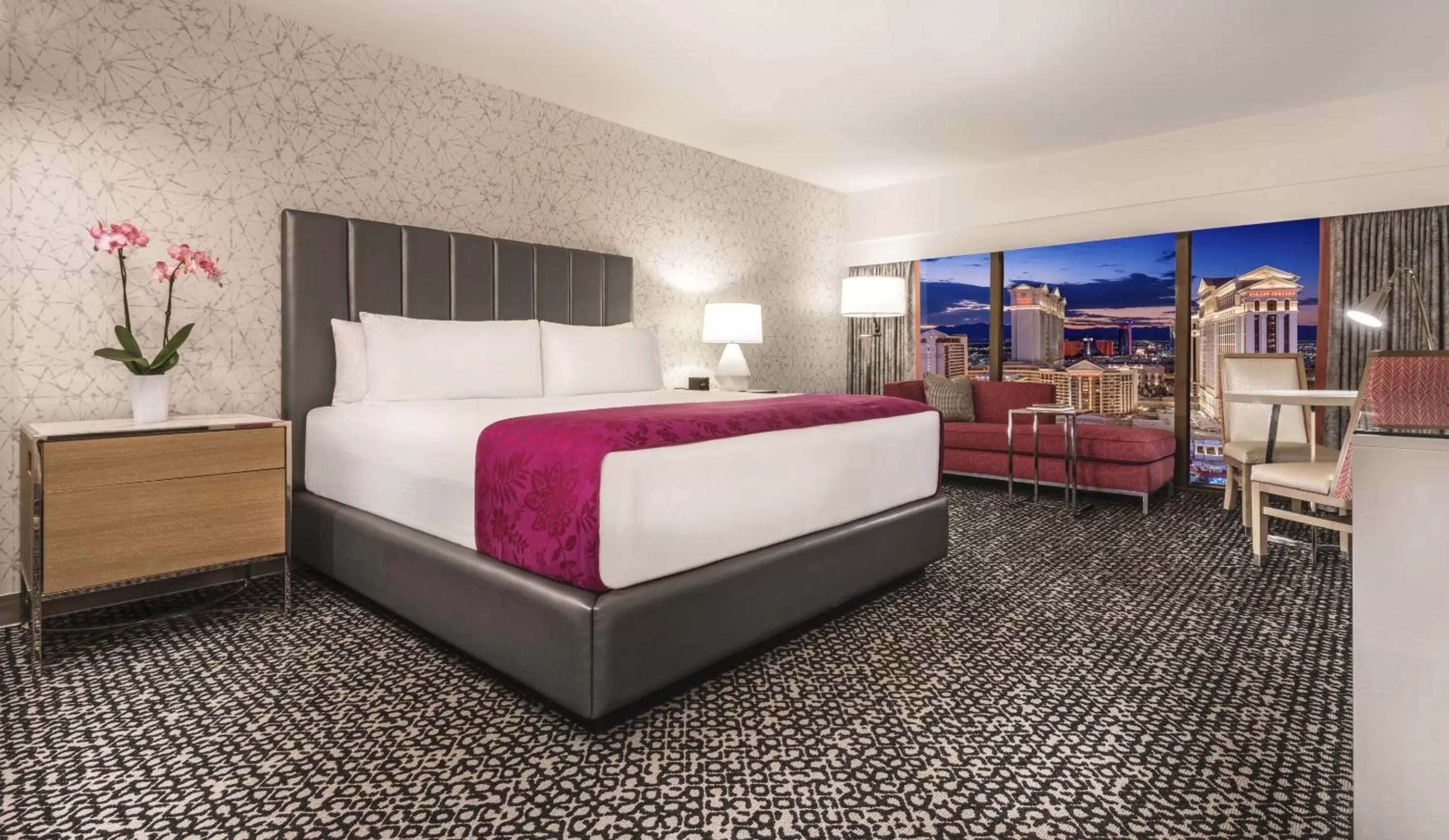 Bedroom, Bed in Flamingo Las Vegas Hotel & Casino