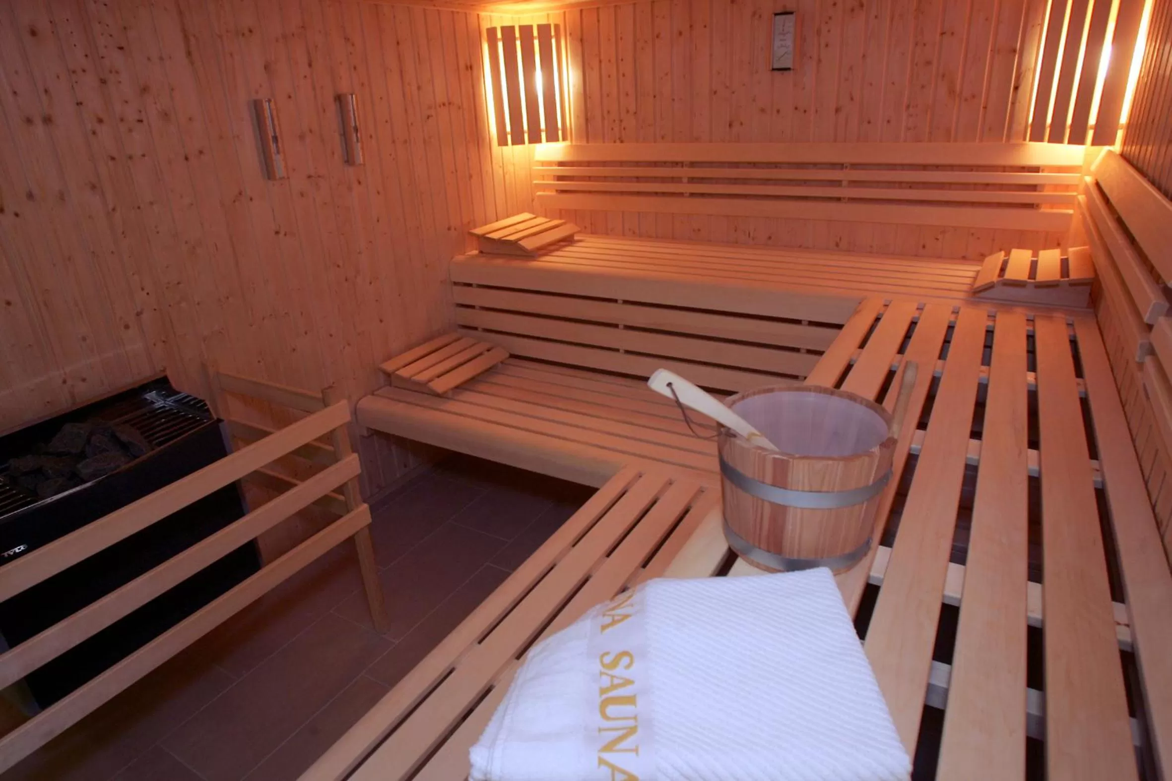 Sauna in Hotel im Kornspeicher