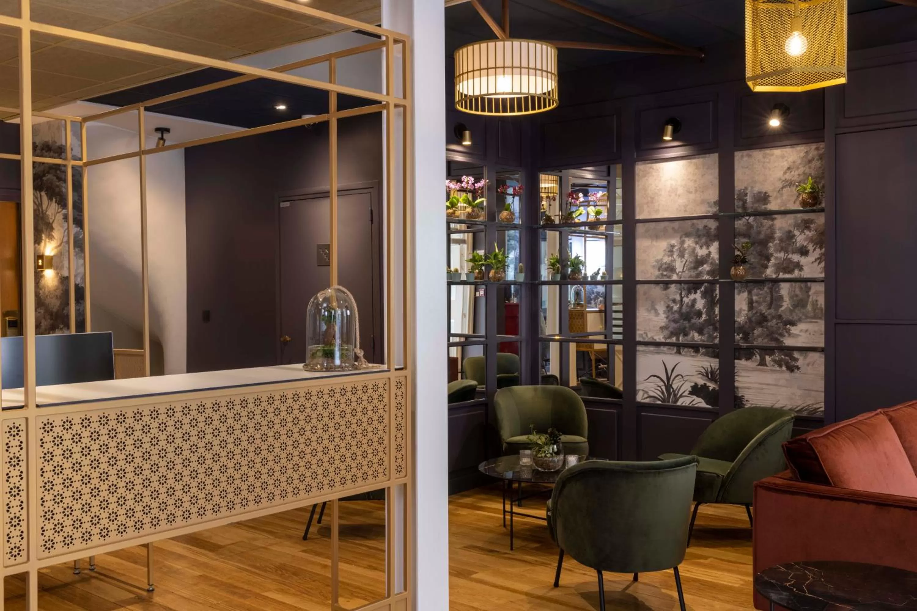 Lobby or reception in Les Jardins Du Luxembourg