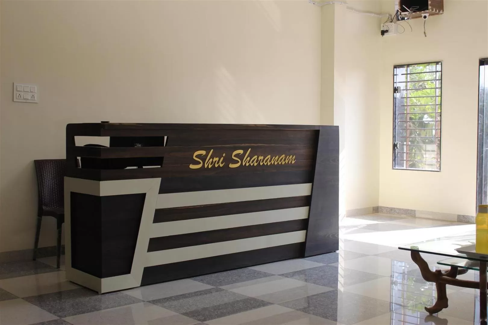 Lobby or reception in Hotel Shri Sharanam