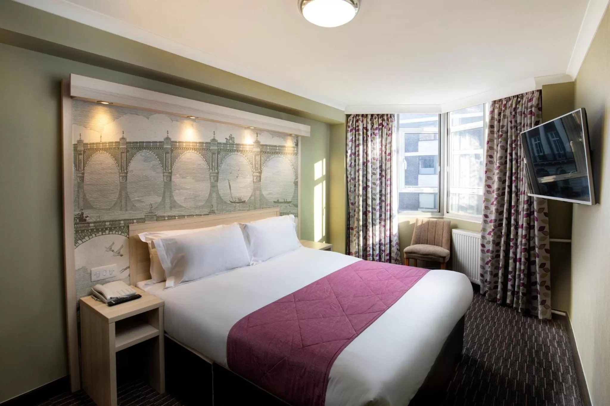 Photo of the whole room, Bed in President Hotel