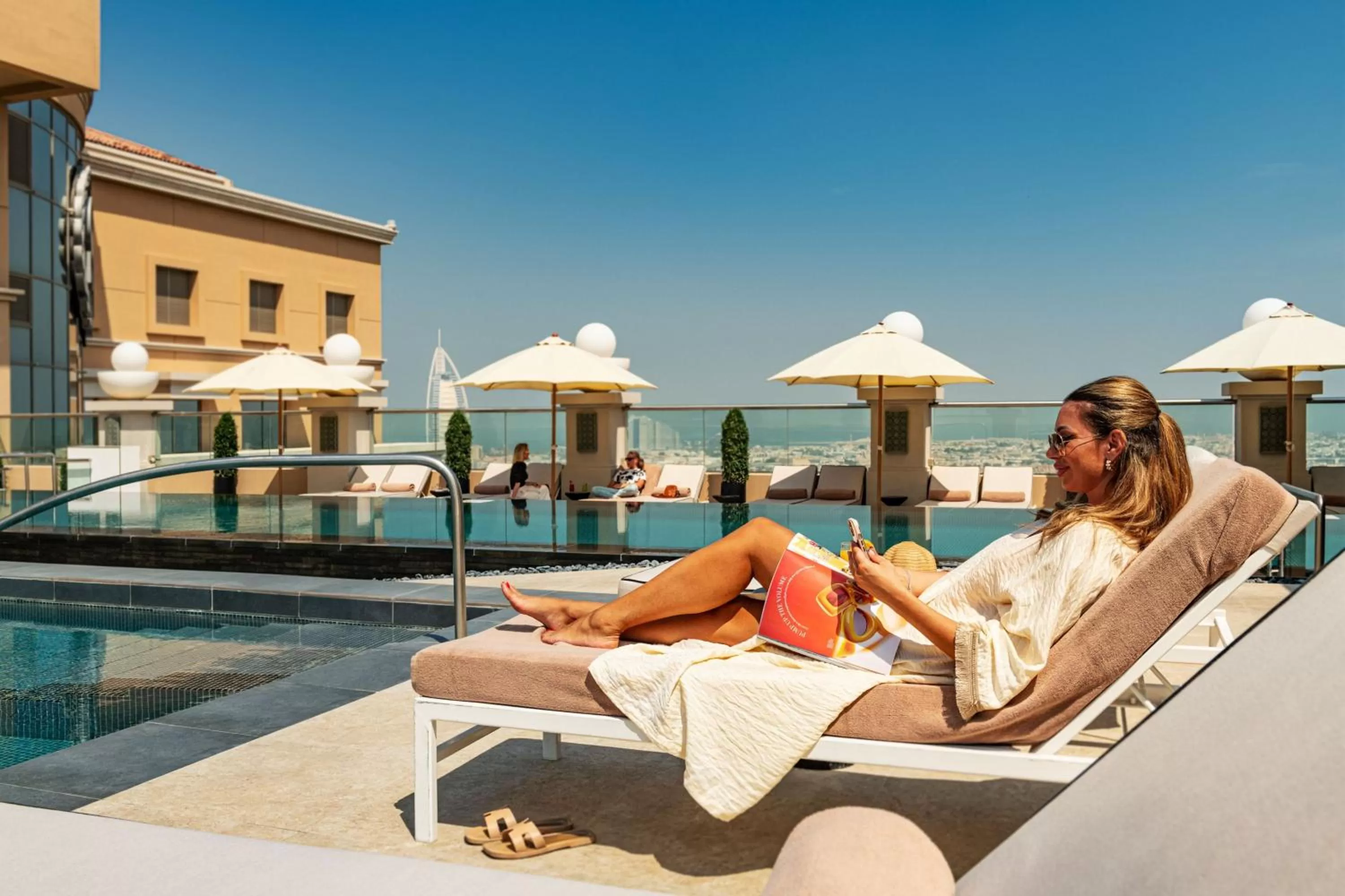 Swimming pool in Sheraton Mall of the Emirates Hotel, Dubai