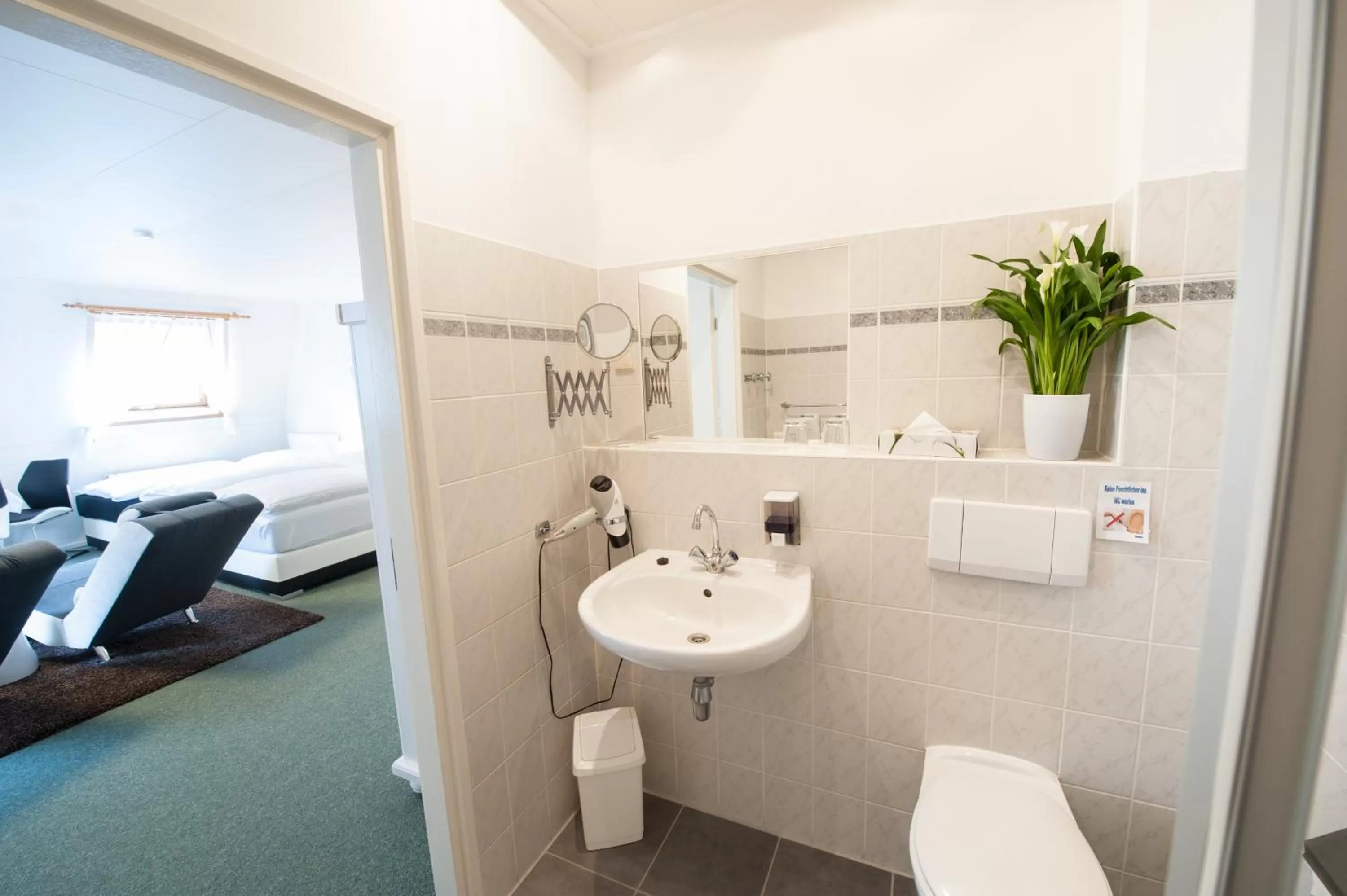 Bathroom in Hotel Forsthaus Sellin