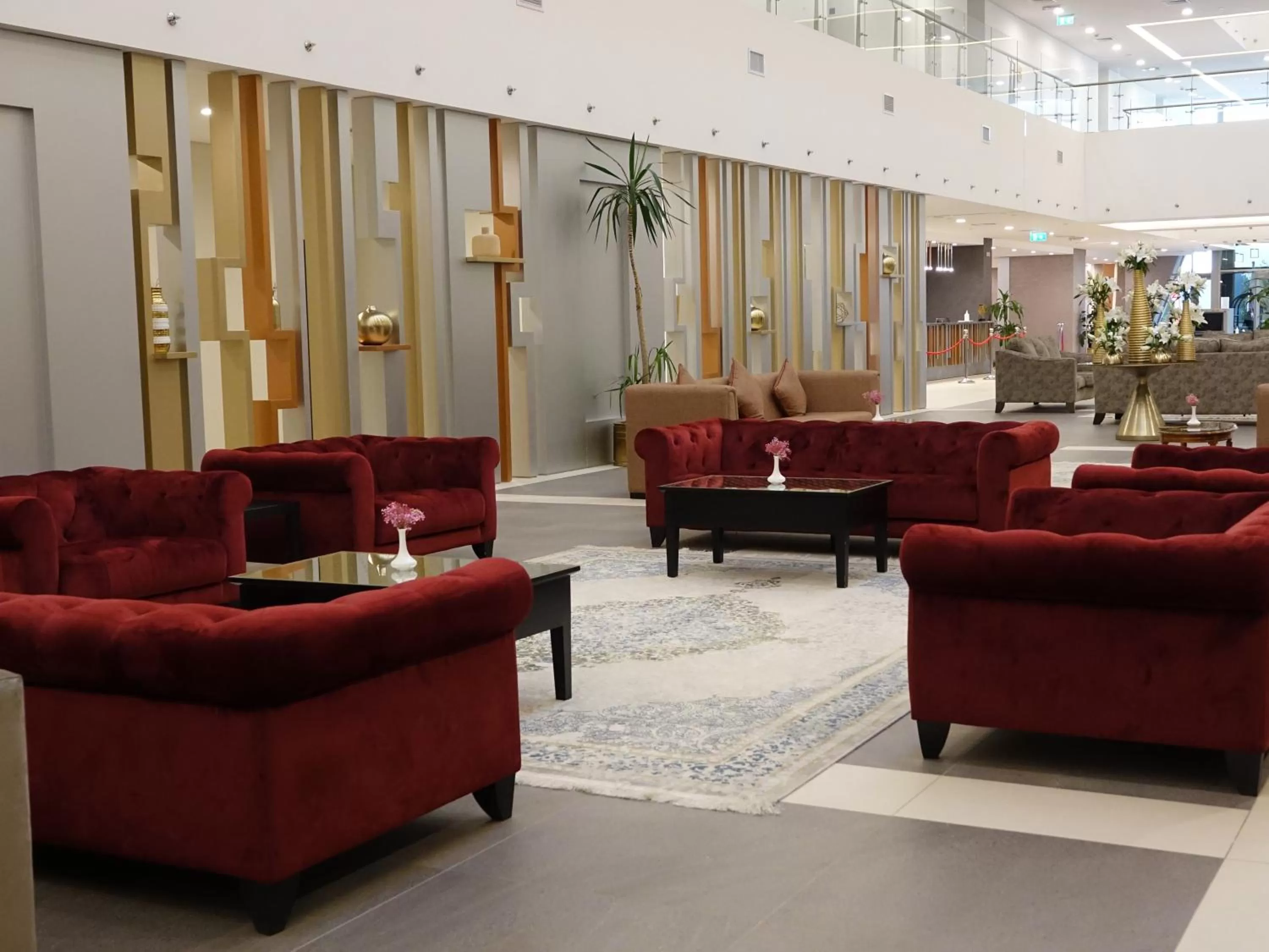 Lobby or reception in Al Kout Beach Hotel
