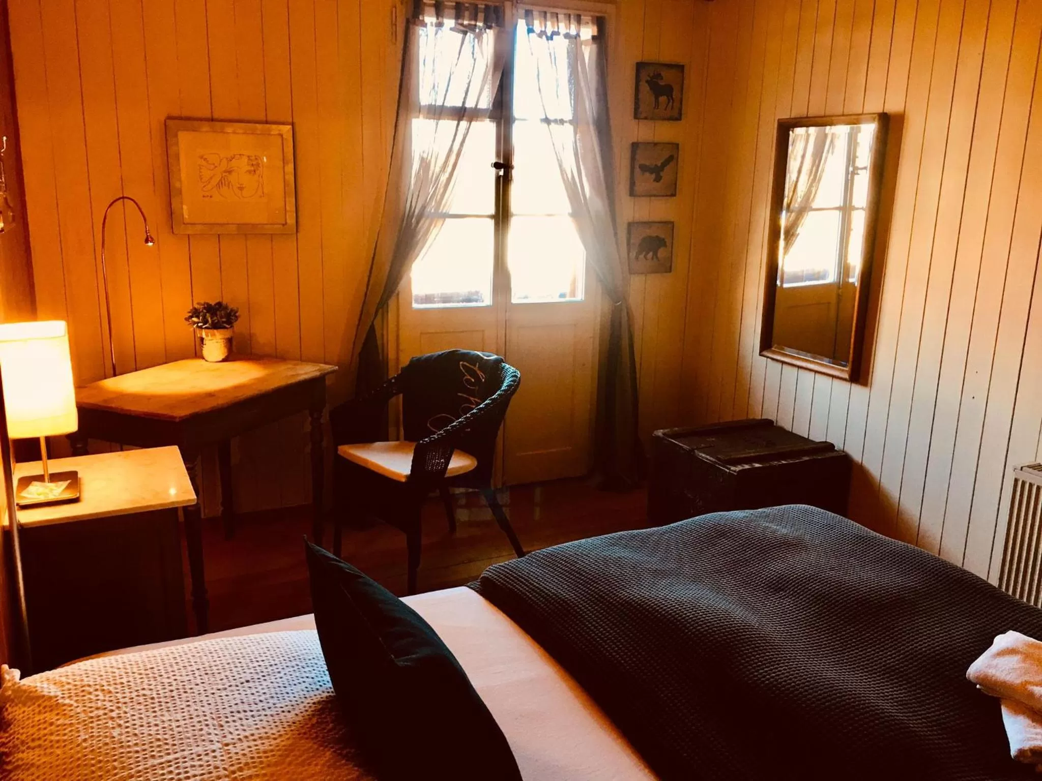 Photo of the whole room, Bed in B&B Bären