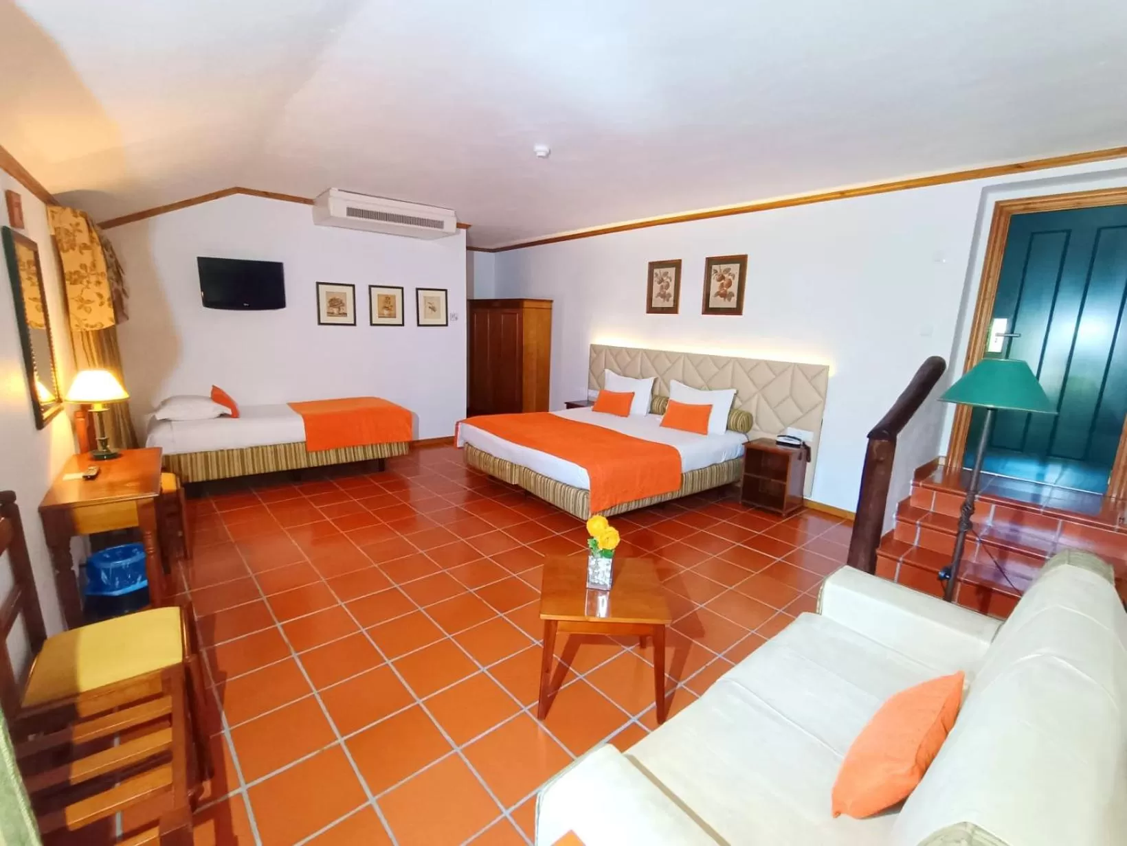 Bed in Hotel El Rei Dom Manuel