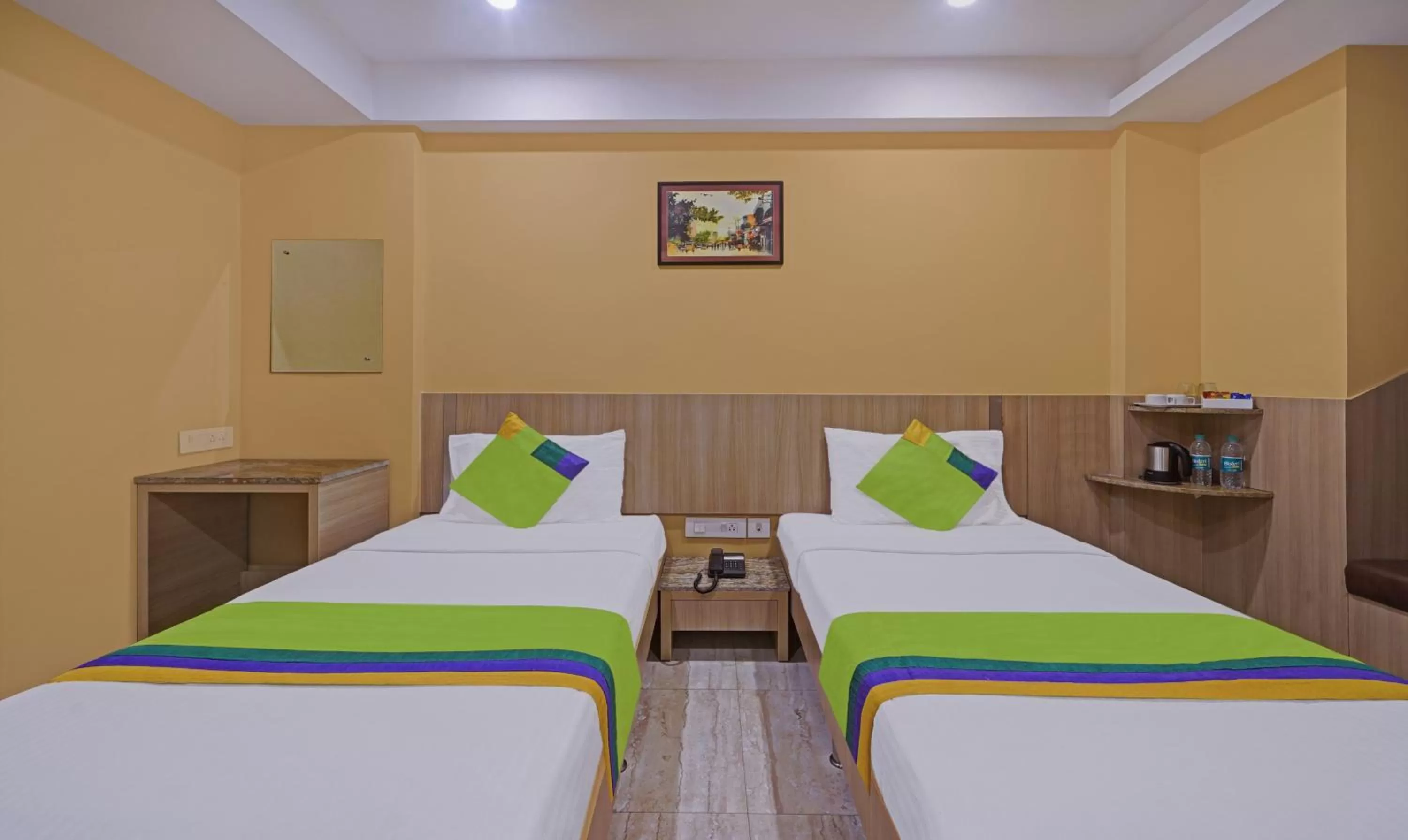 Bedroom, Bed in Treebo Fourth Avenue