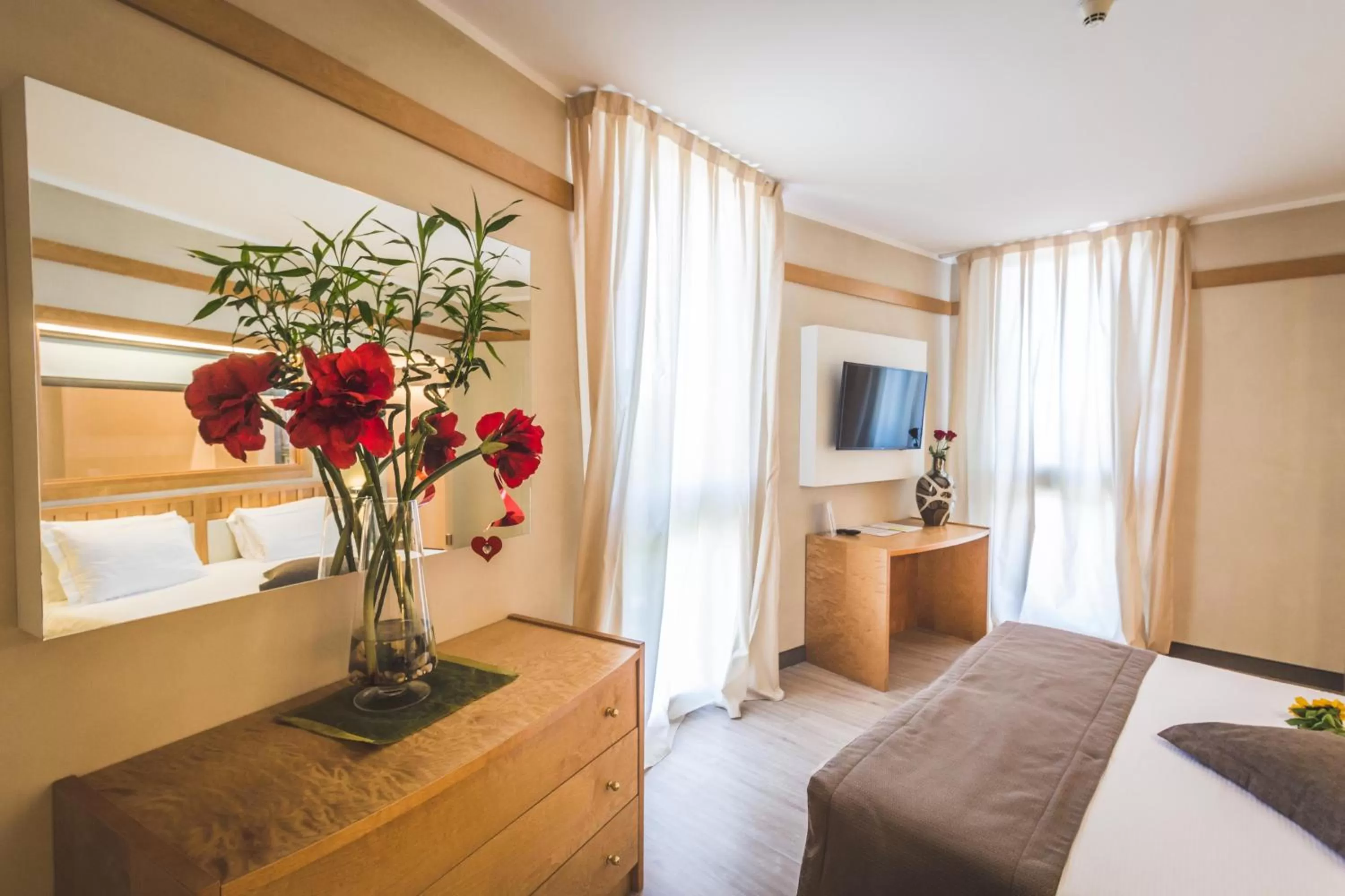 Bed in Park Hotel Ai Pini & Restaurant Ai Pini