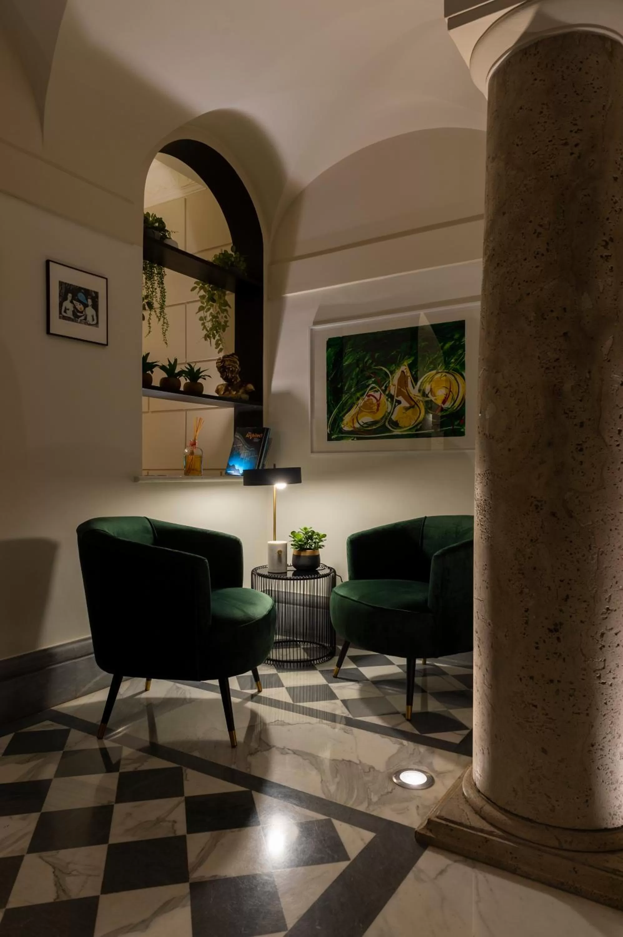 Lobby or reception in Hotel Principe Torlonia
