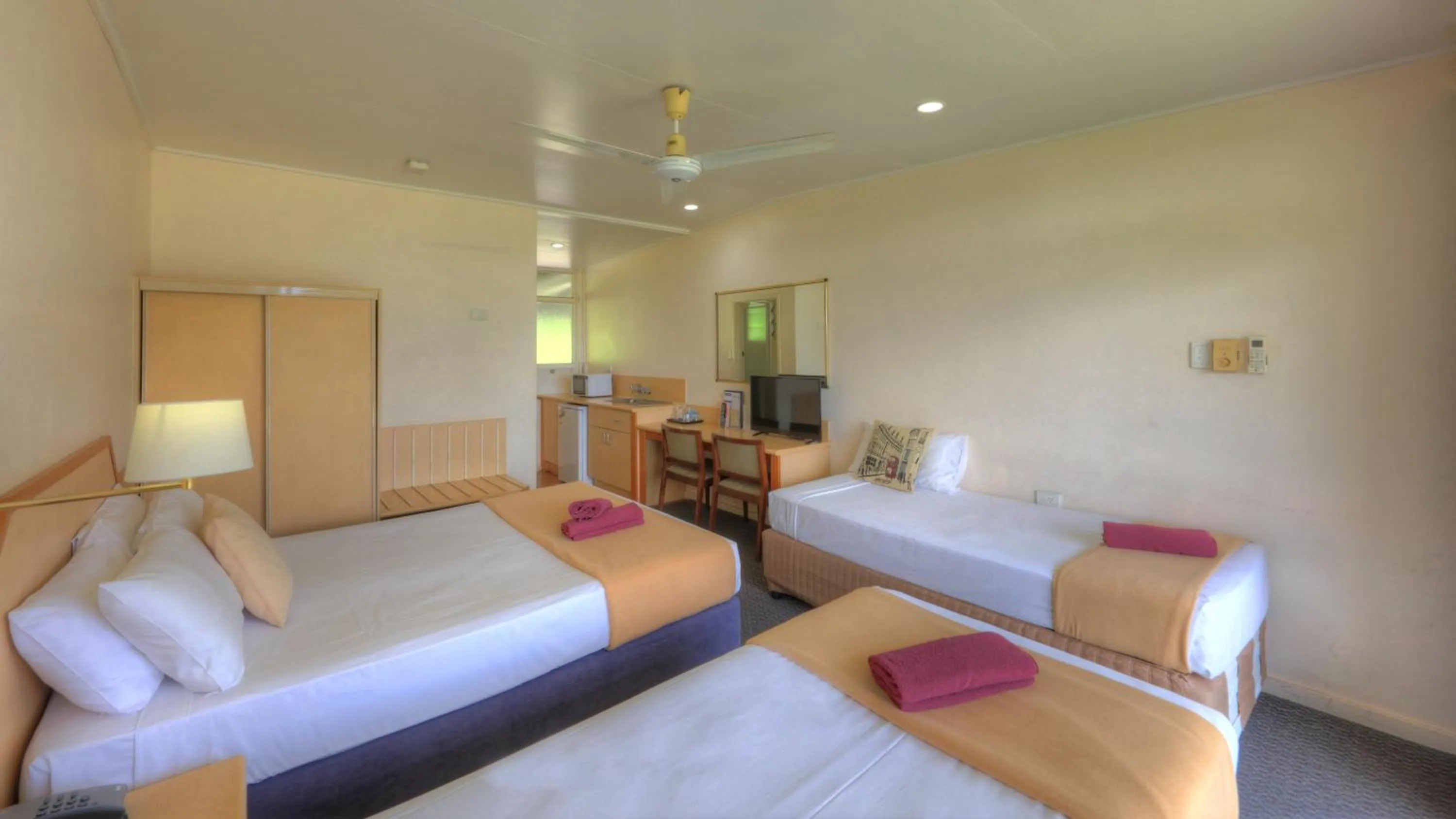 Bed in Atherton Motel