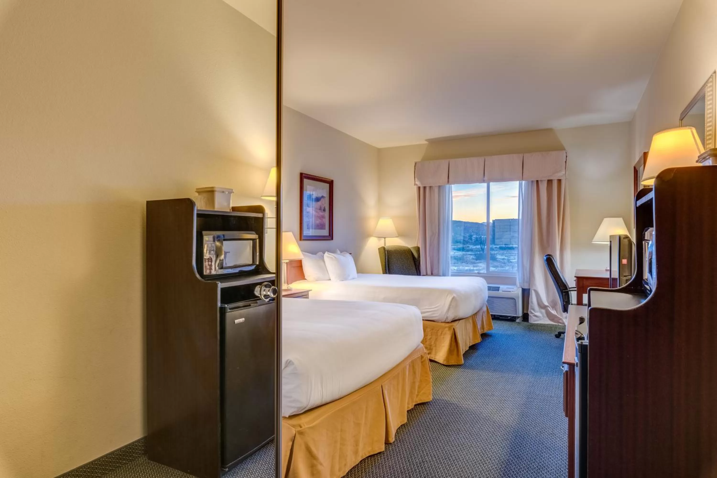 Bed in Grand River Hotel