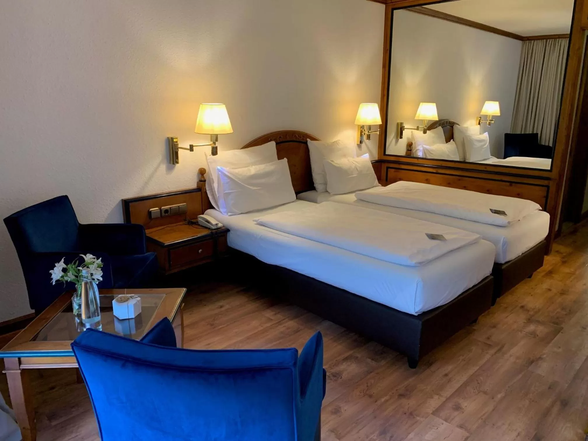 Bedroom, Bed in Riessersee Hotel