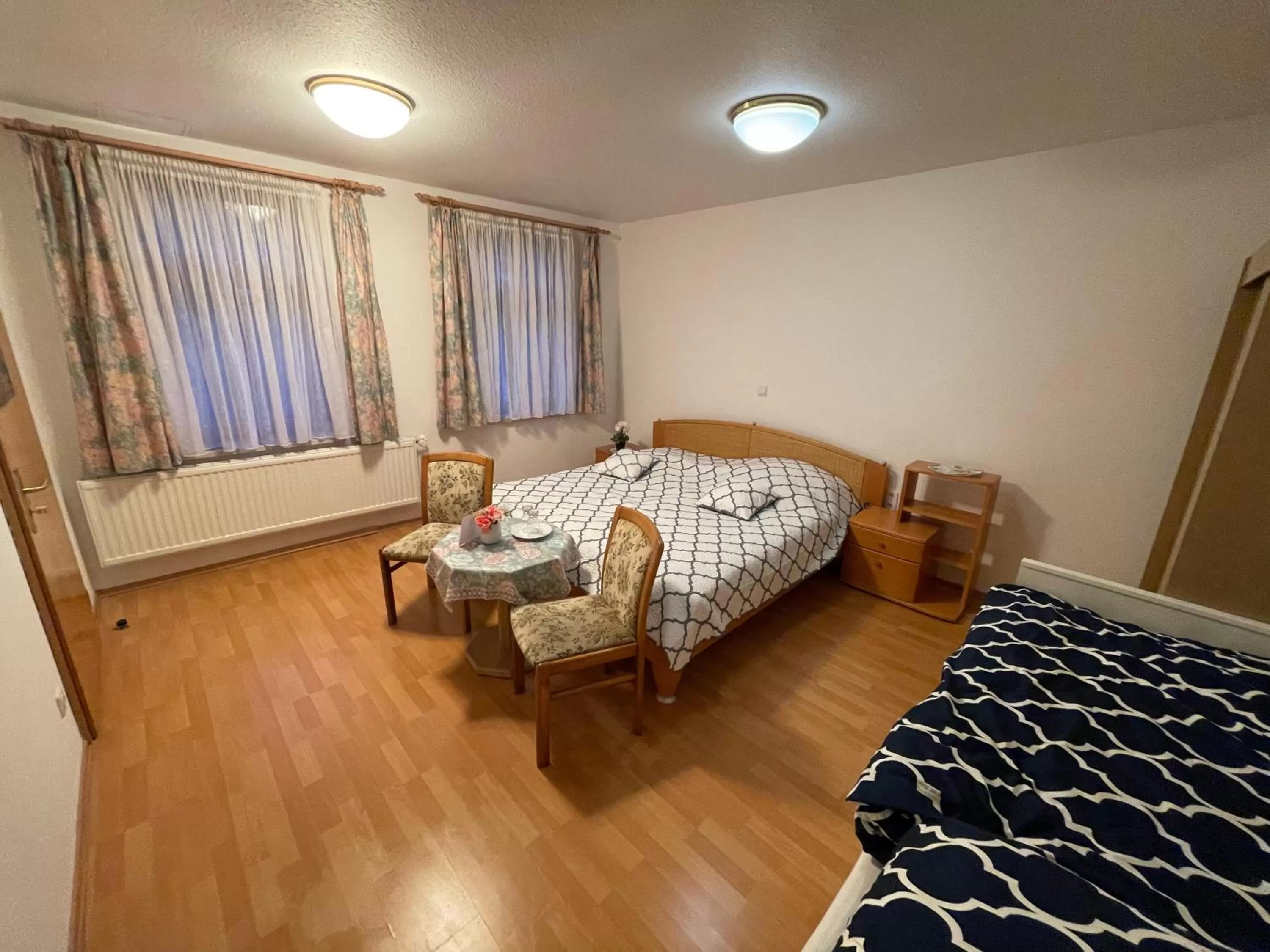 Bed in Hotel Bielatal