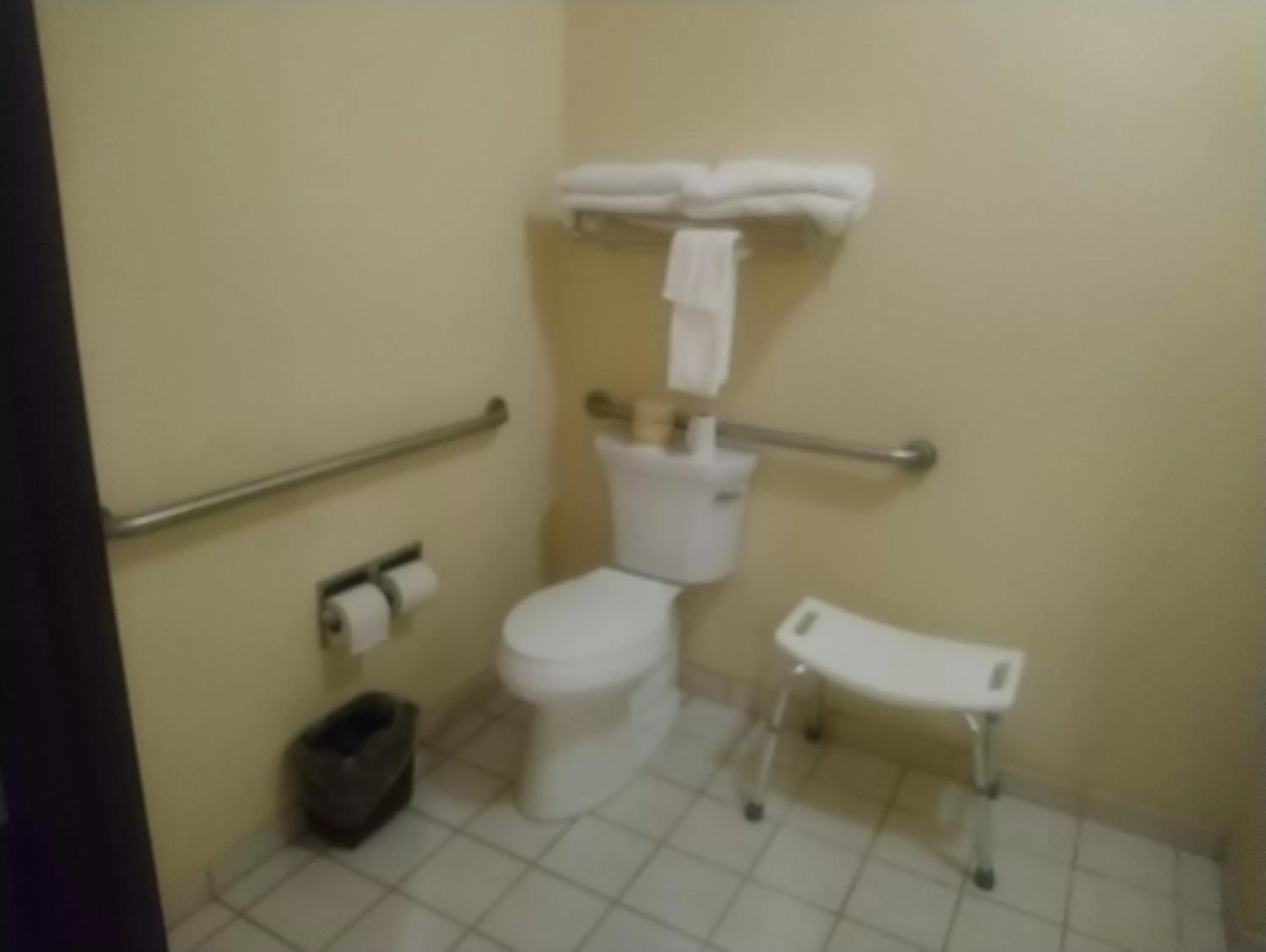 Toilet in Geneva Motel